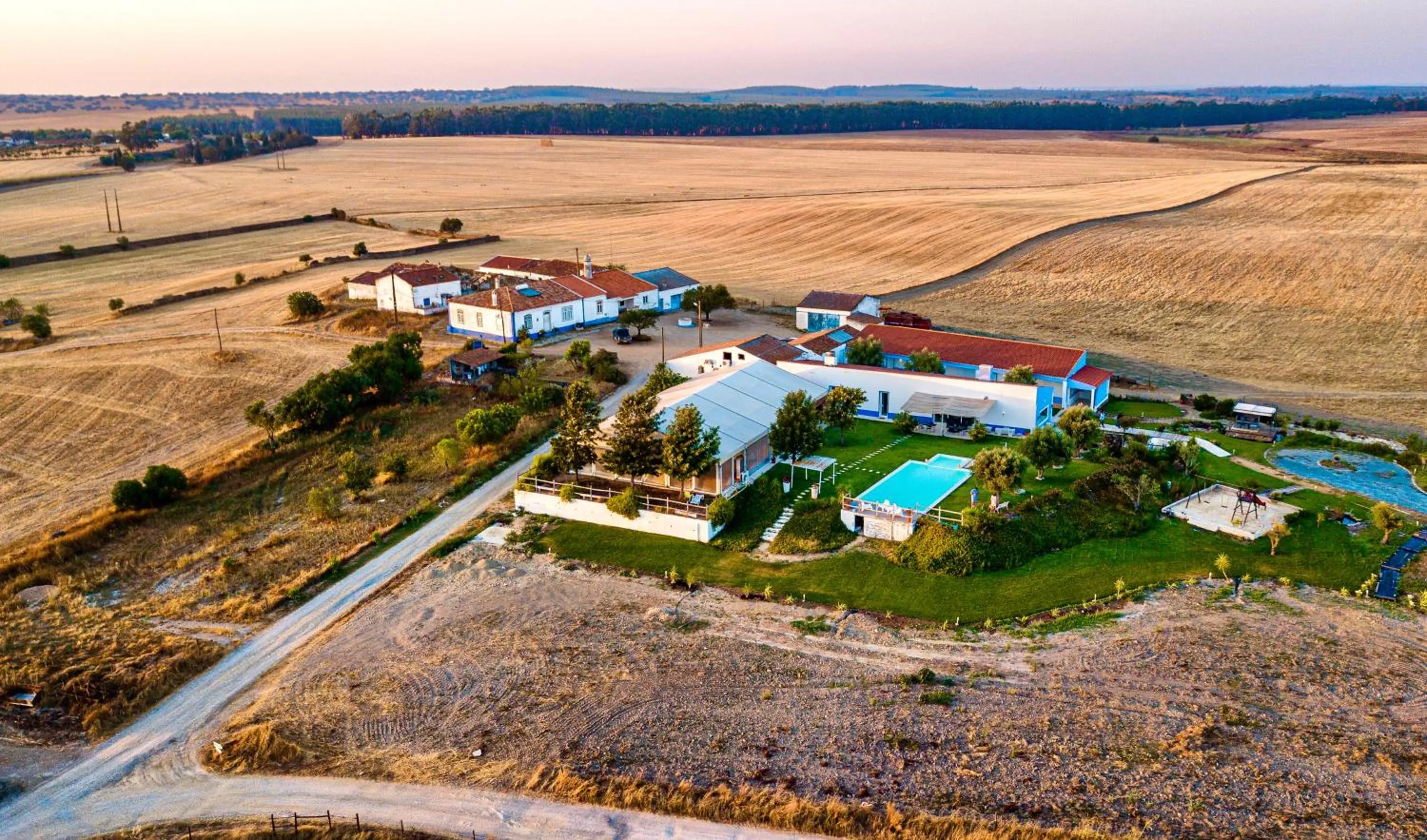 Bird's eye view in Monte dos Poços