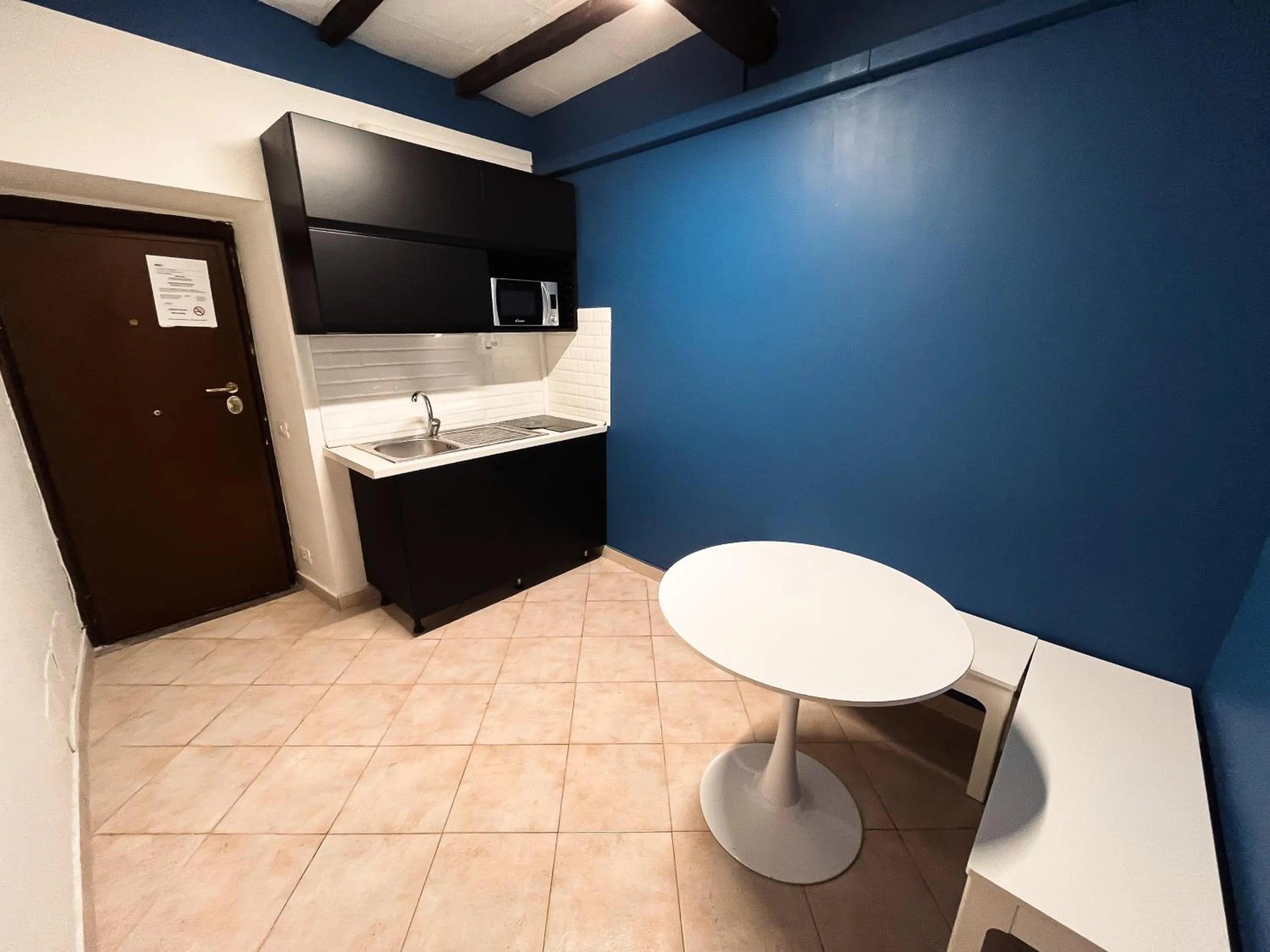 Kitchen or kitchenette in Hotel Anfiteatro Flavio