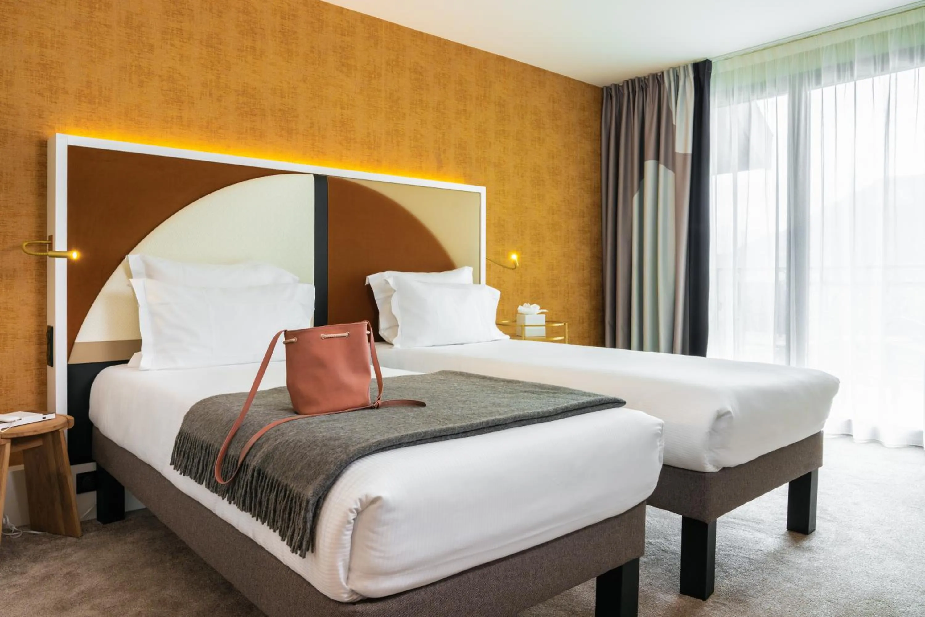 Bedroom, Bed in Le Saint Gervais Hotel & Spa Handwritten Collection