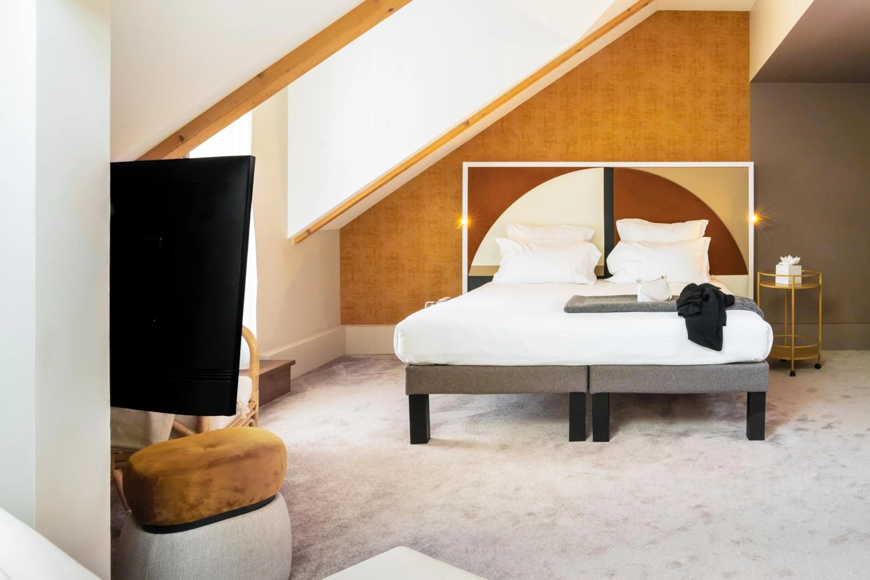 Bedroom, Bed in Le Saint Gervais Hotel & Spa Handwritten Collection