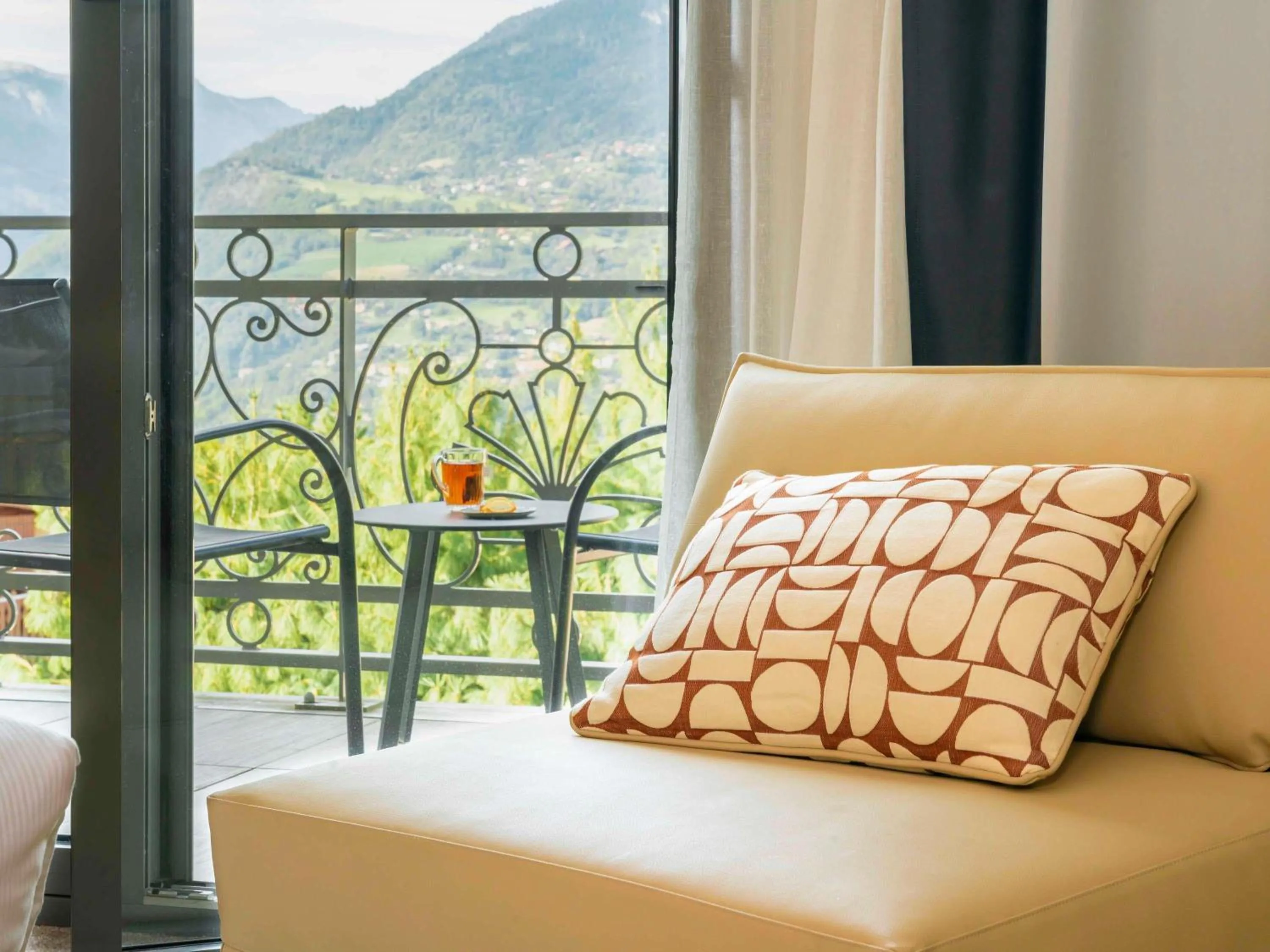 Bedroom in Le Saint Gervais Hotel & Spa Handwritten Collection