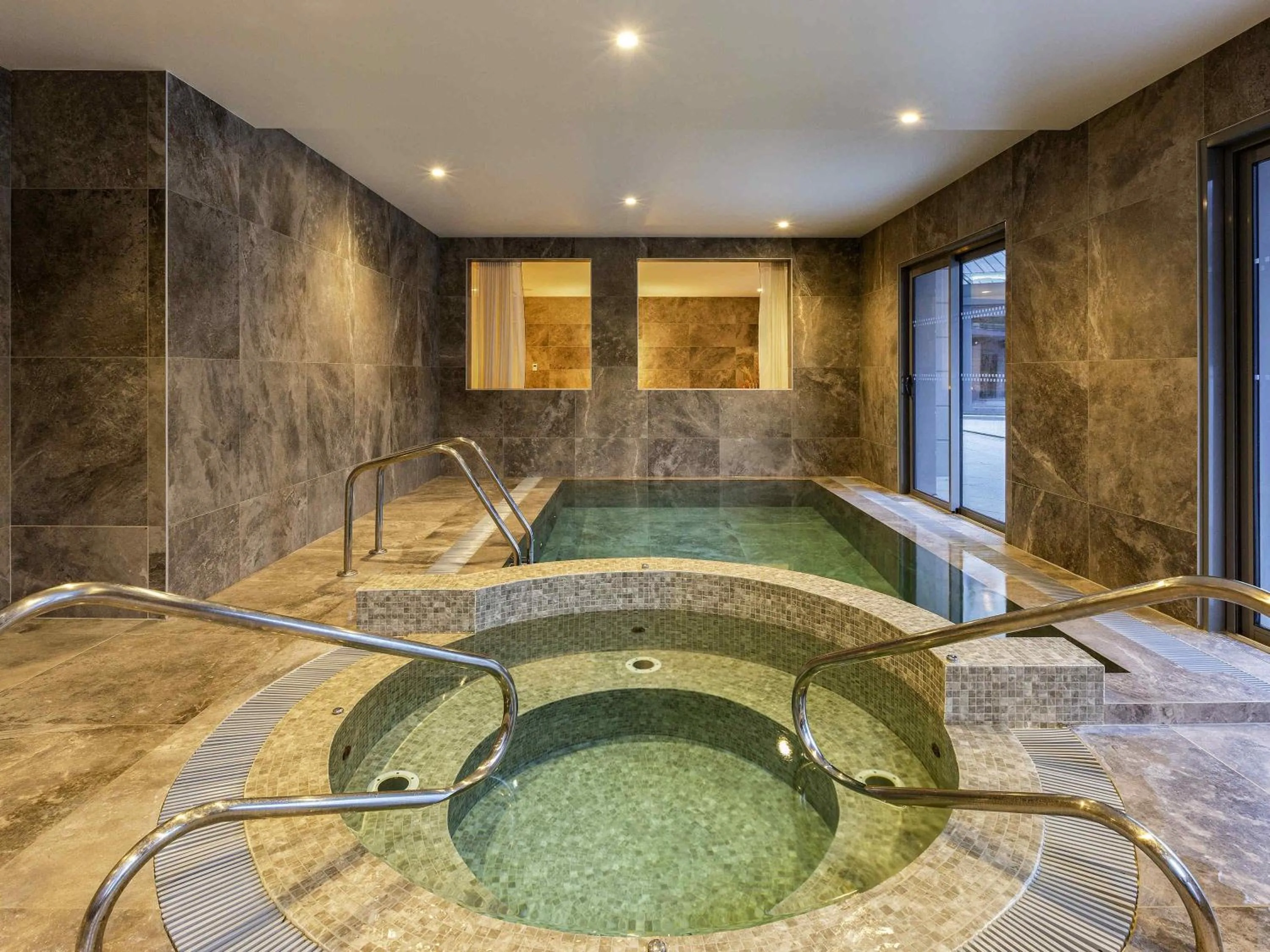 Pool view in Le Saint Gervais Hotel & Spa Handwritten Collection