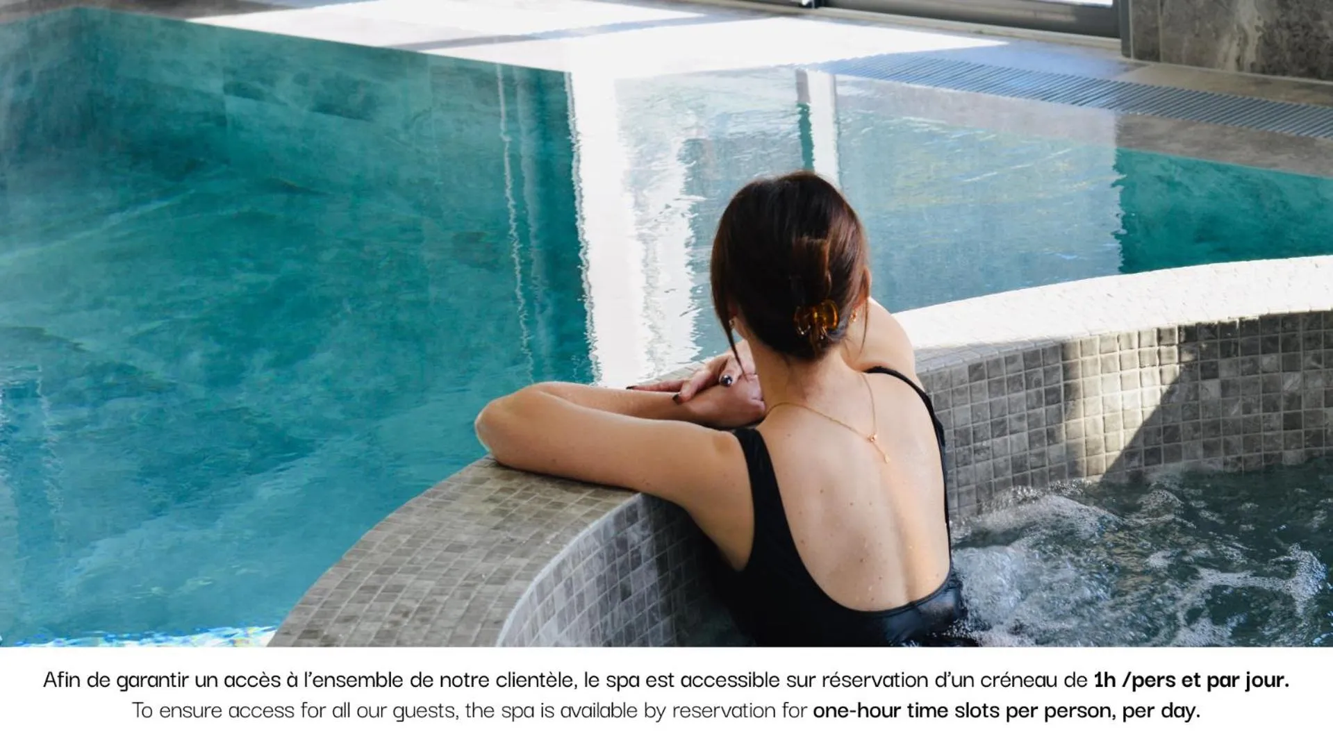 Swimming pool in Le Saint Gervais Hotel & Spa Handwritten Collection