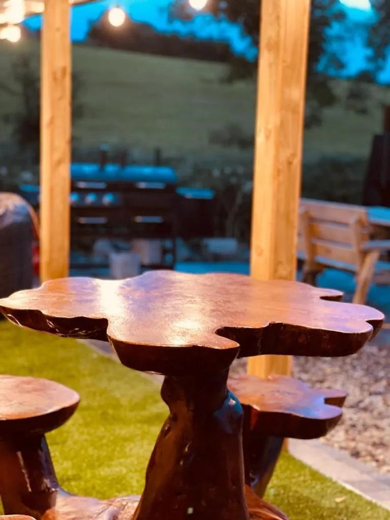 Patio in Walsh's Mill Lodges & Linen House