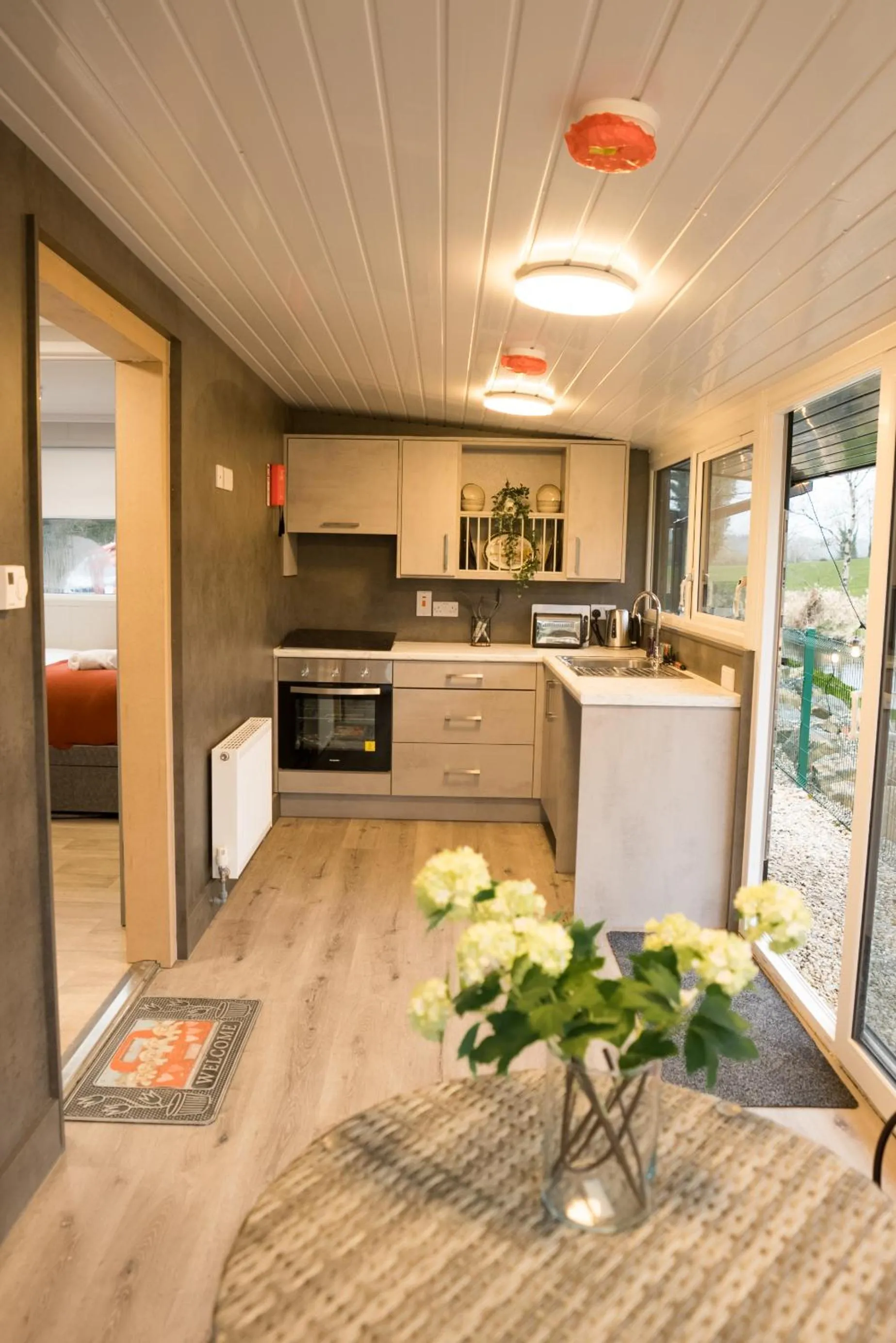 kitchen in Walsh's Mill Lodges & Linen House