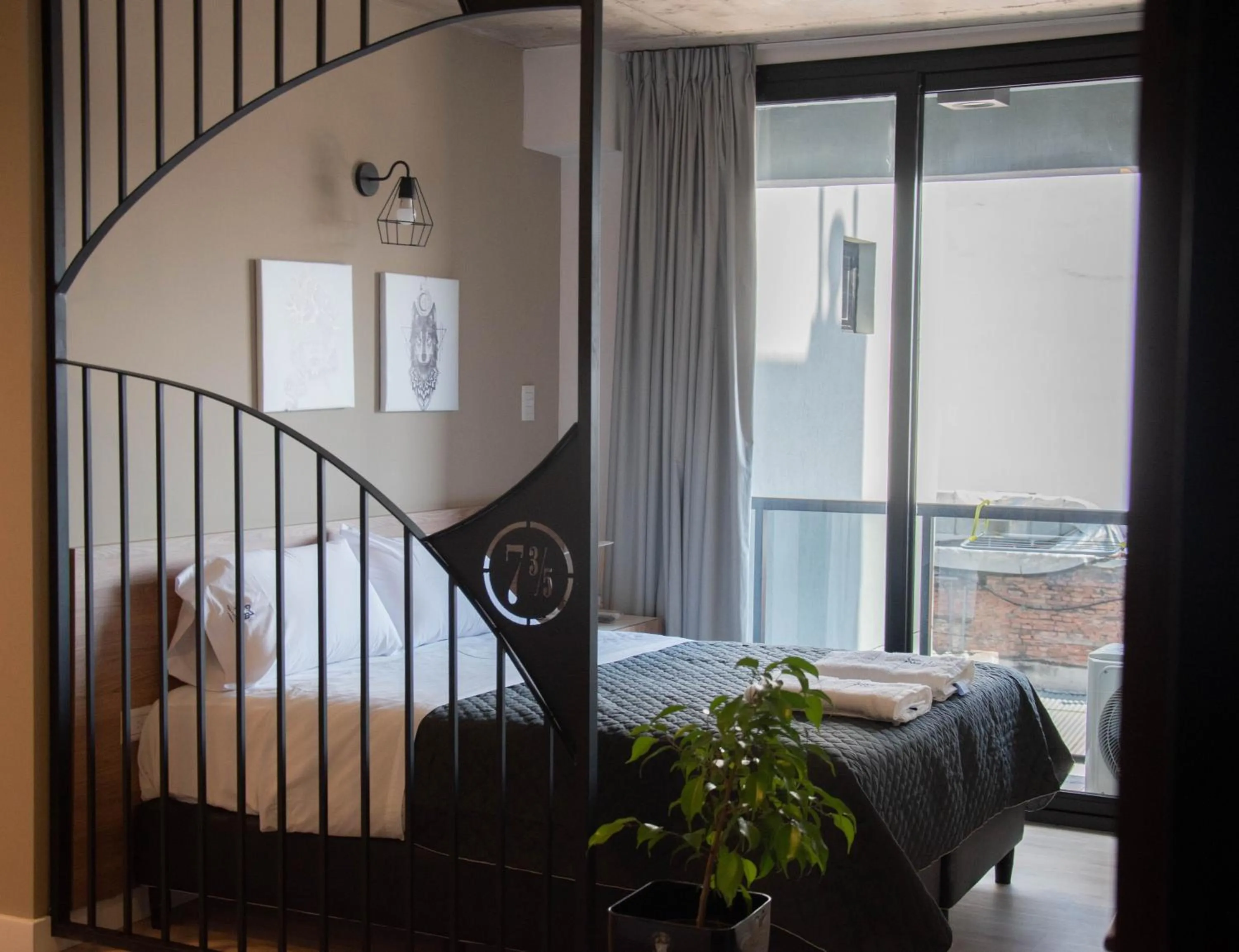 Bed in ANDÉN FMA-Coliving