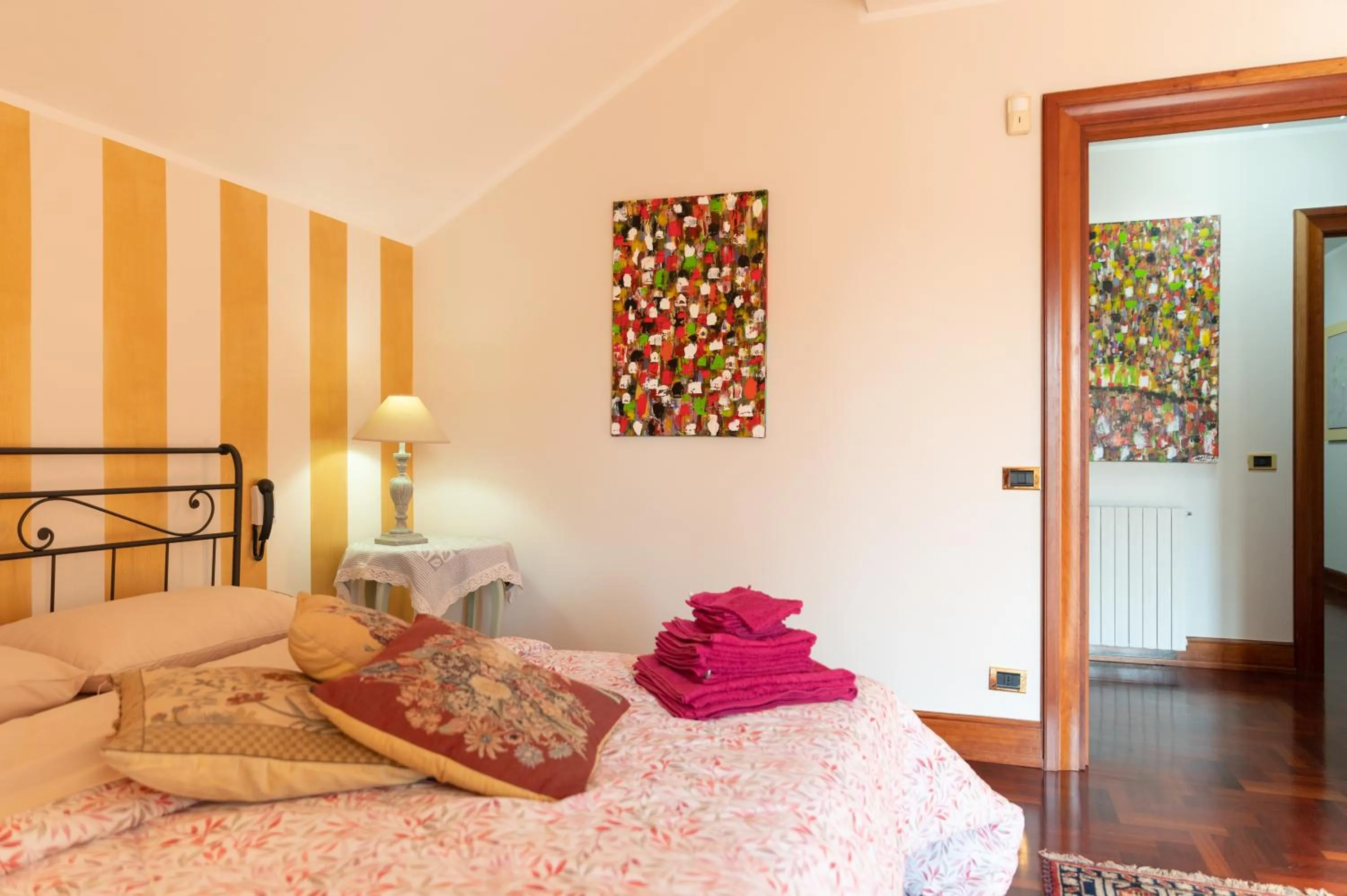 Bed in Villa Annamaria