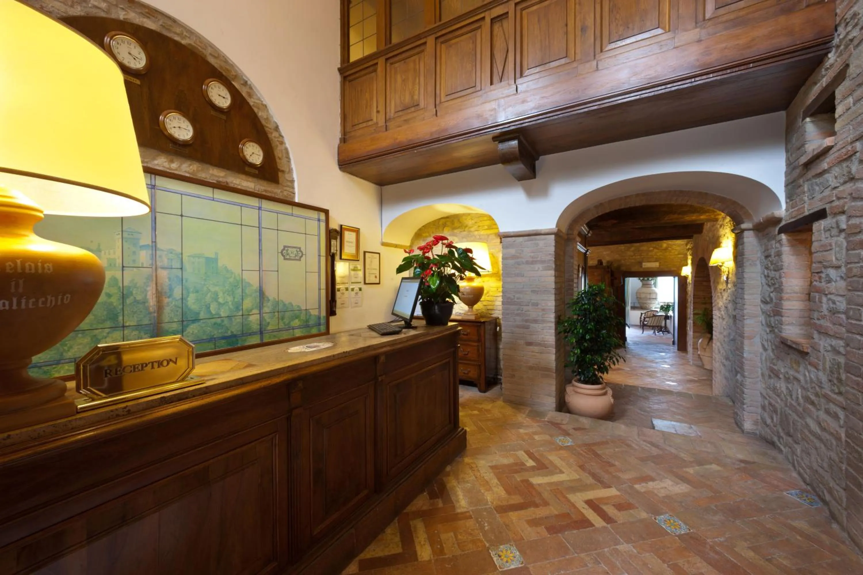 Lobby or reception in Relais Il Canalicchio Country Resort & SPA