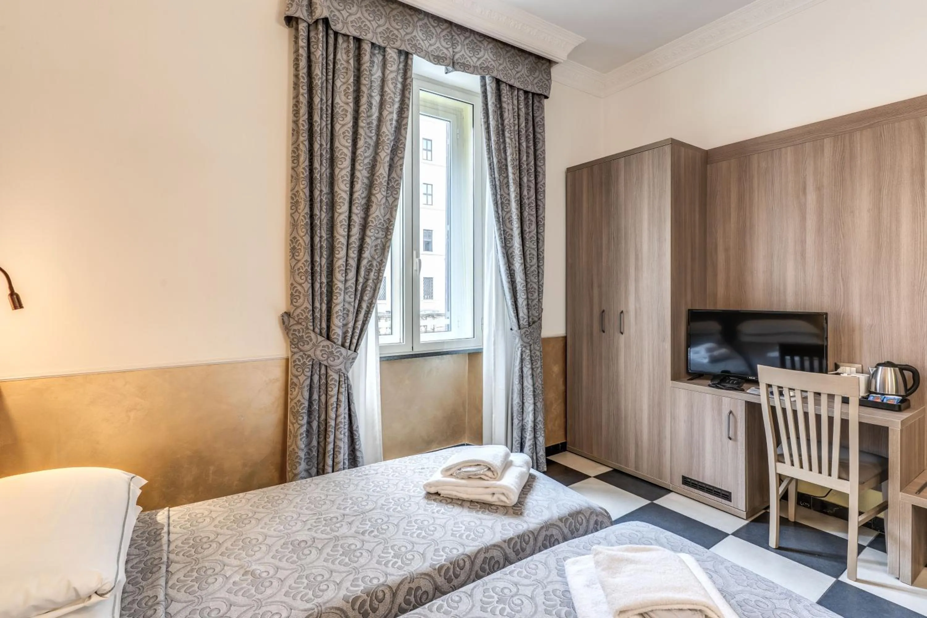 Bed in Hotel Centro Cavour Roma