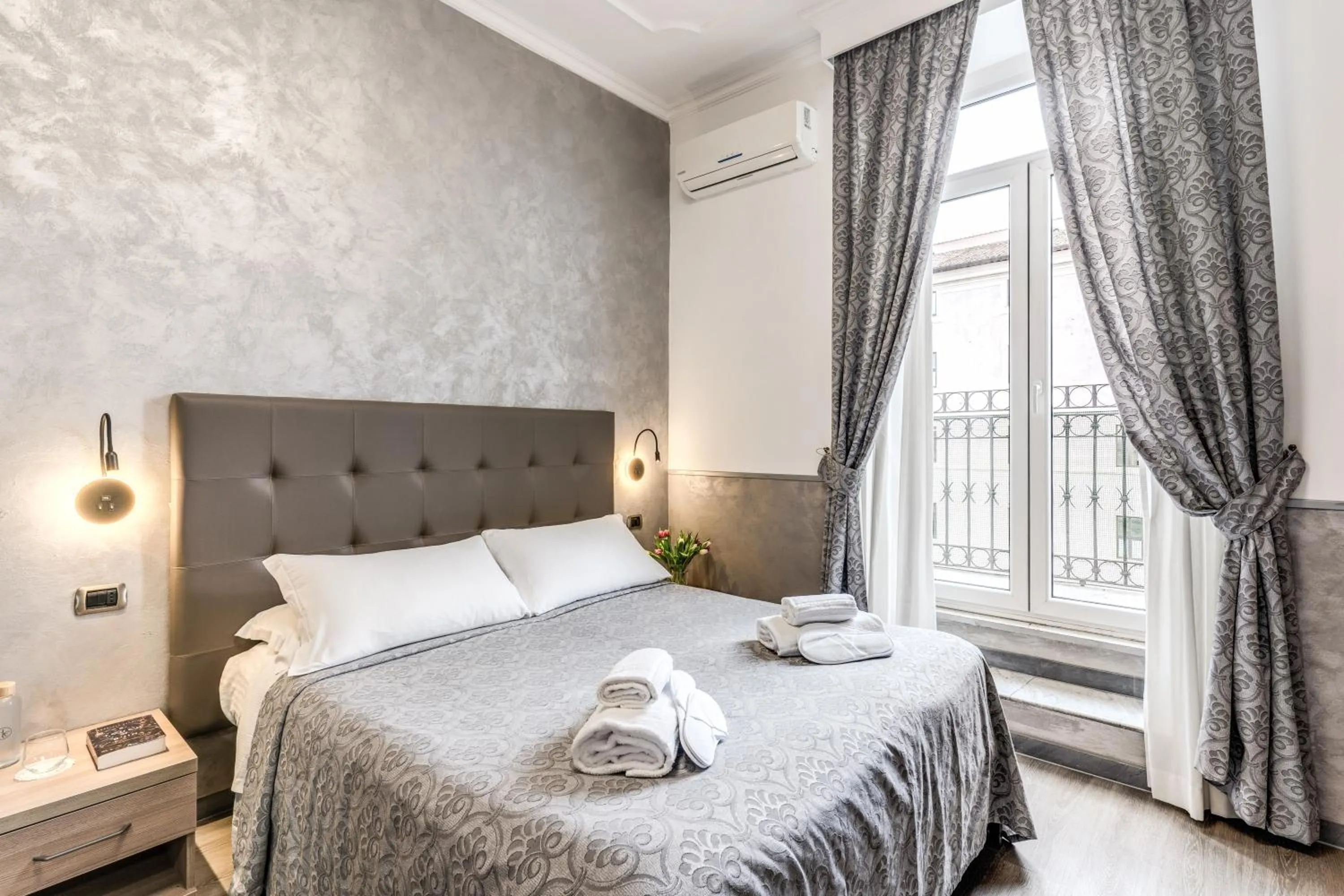 Bed in Hotel Centro Cavour Roma