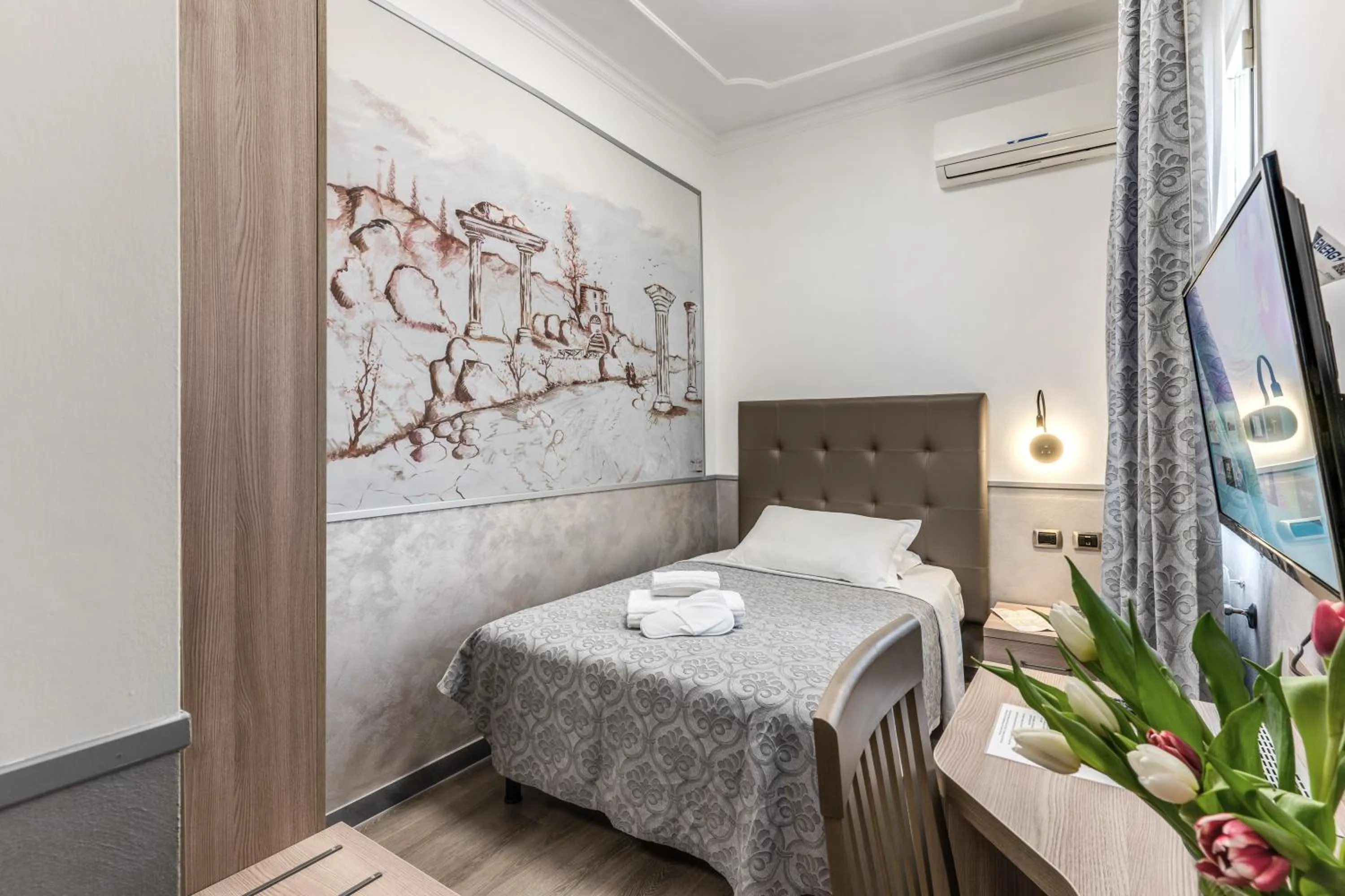 Bed in Hotel Centro Cavour Roma