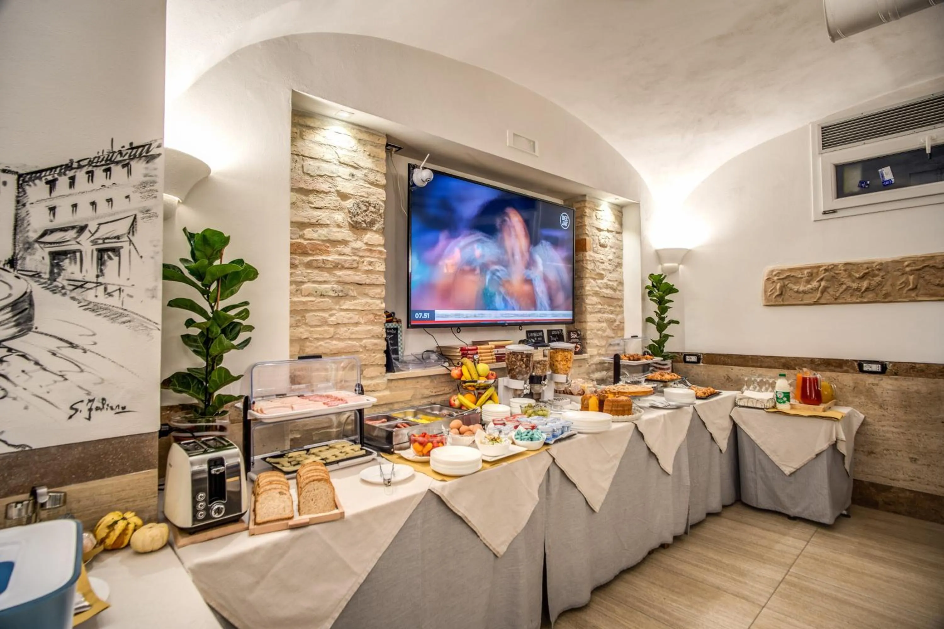 Breakfast in Hotel Centro Cavour Roma