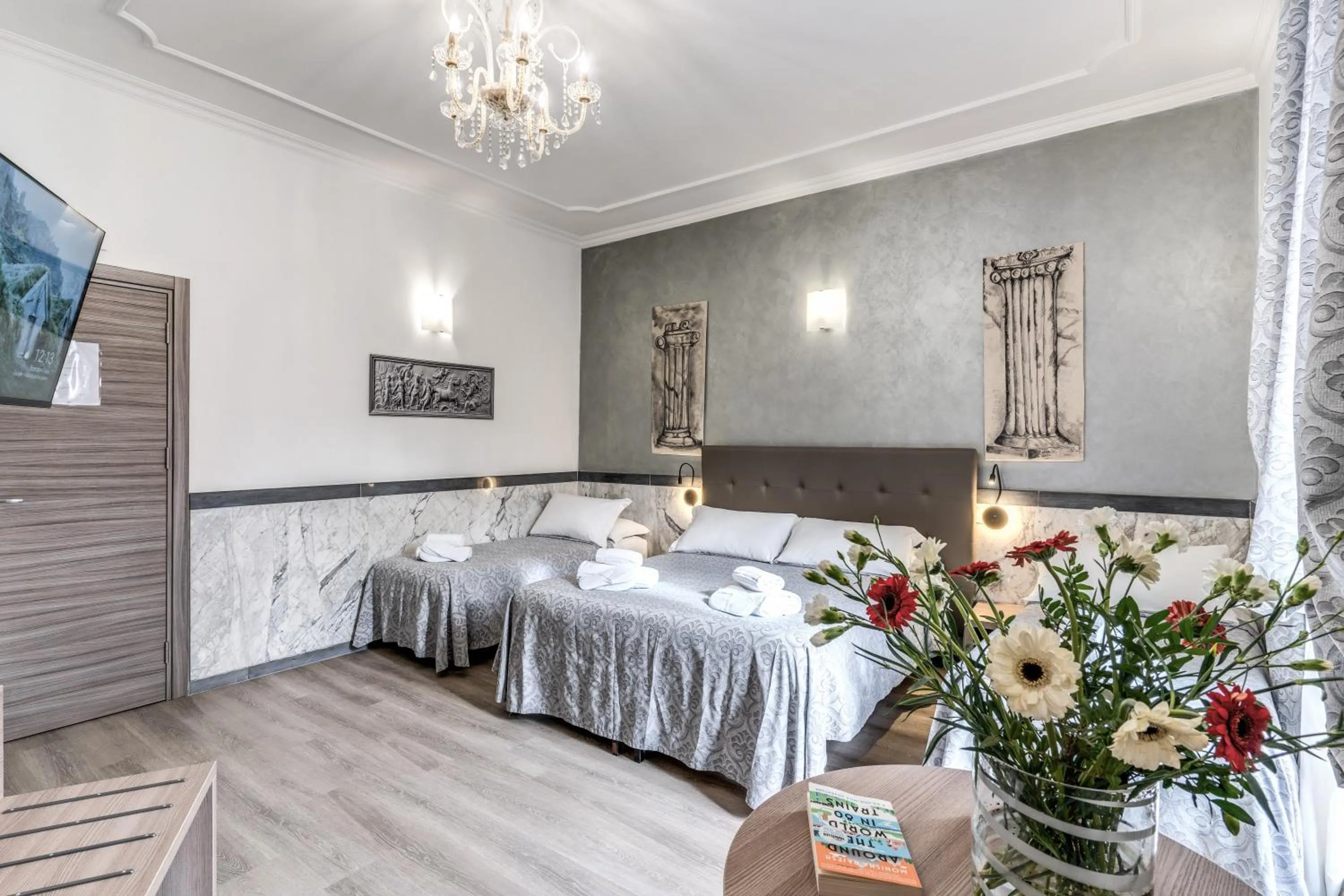 Bed in Hotel Centro Cavour Roma