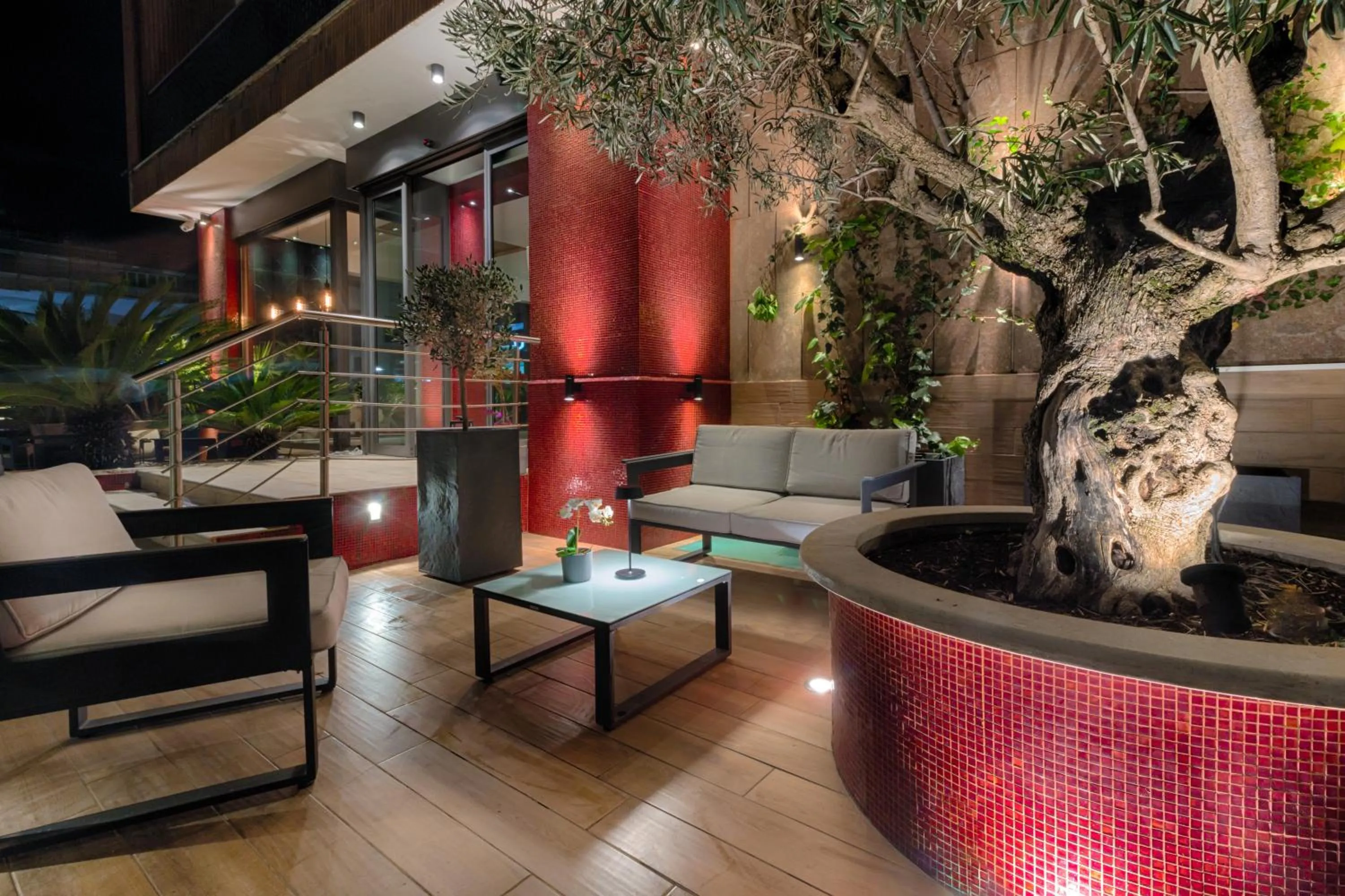 Patio in Hotel Raganelli