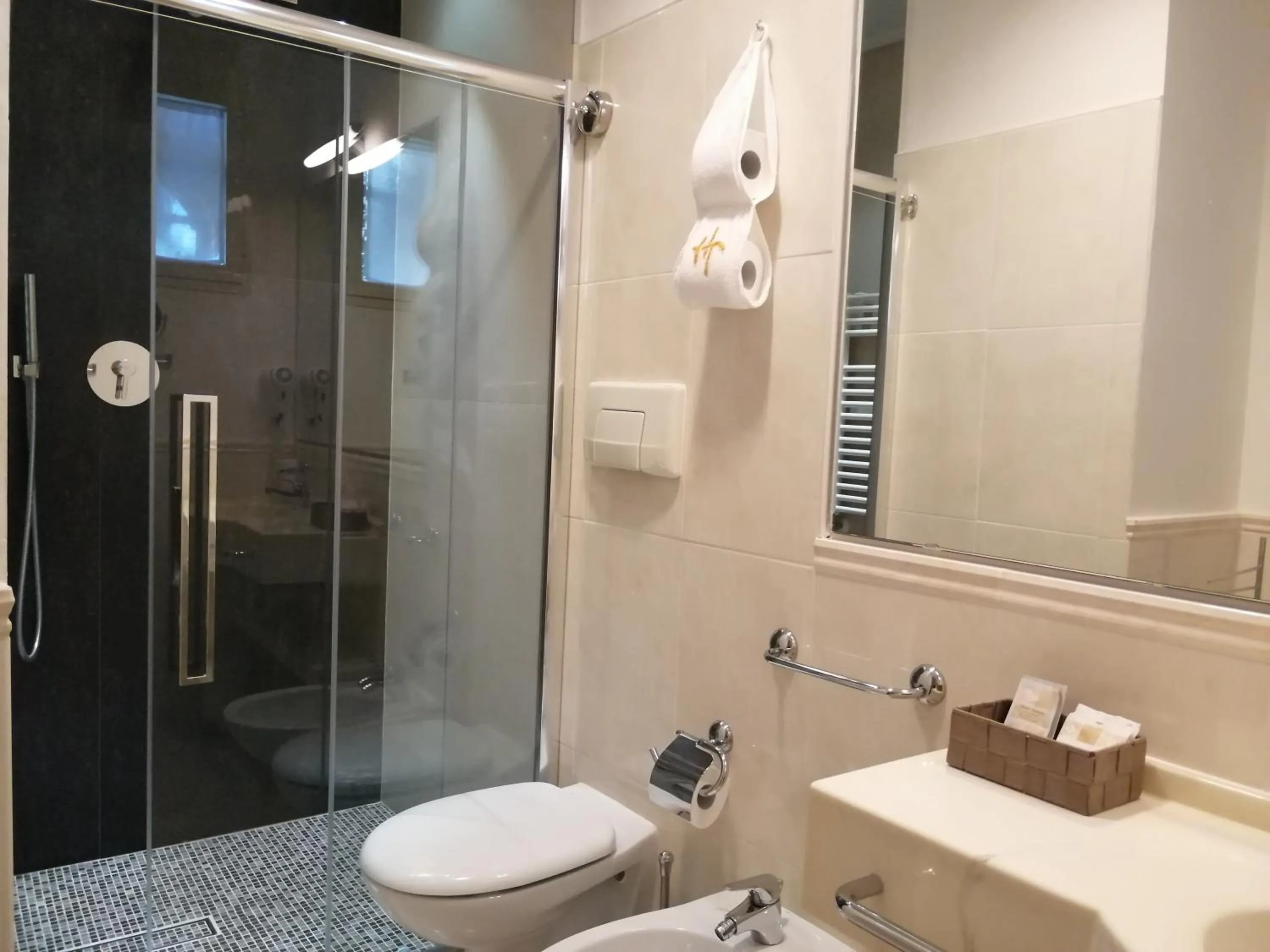 Shower in Hotel HamilTown
