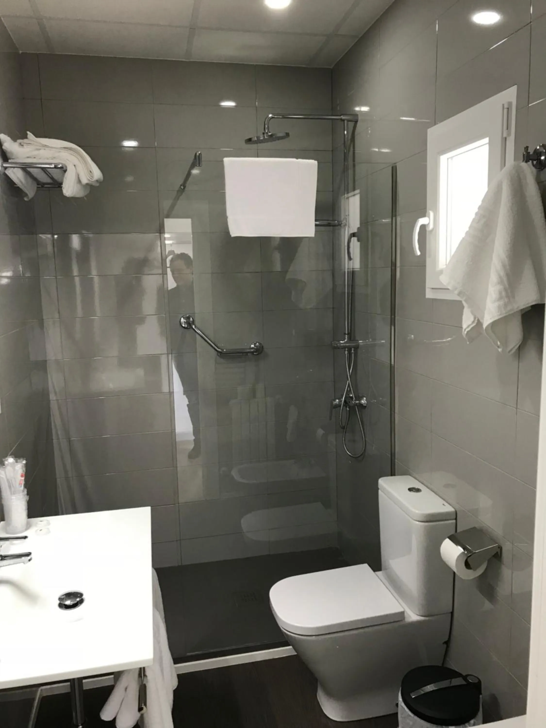 Bathroom in Hotel Restaurante Santa Cruz