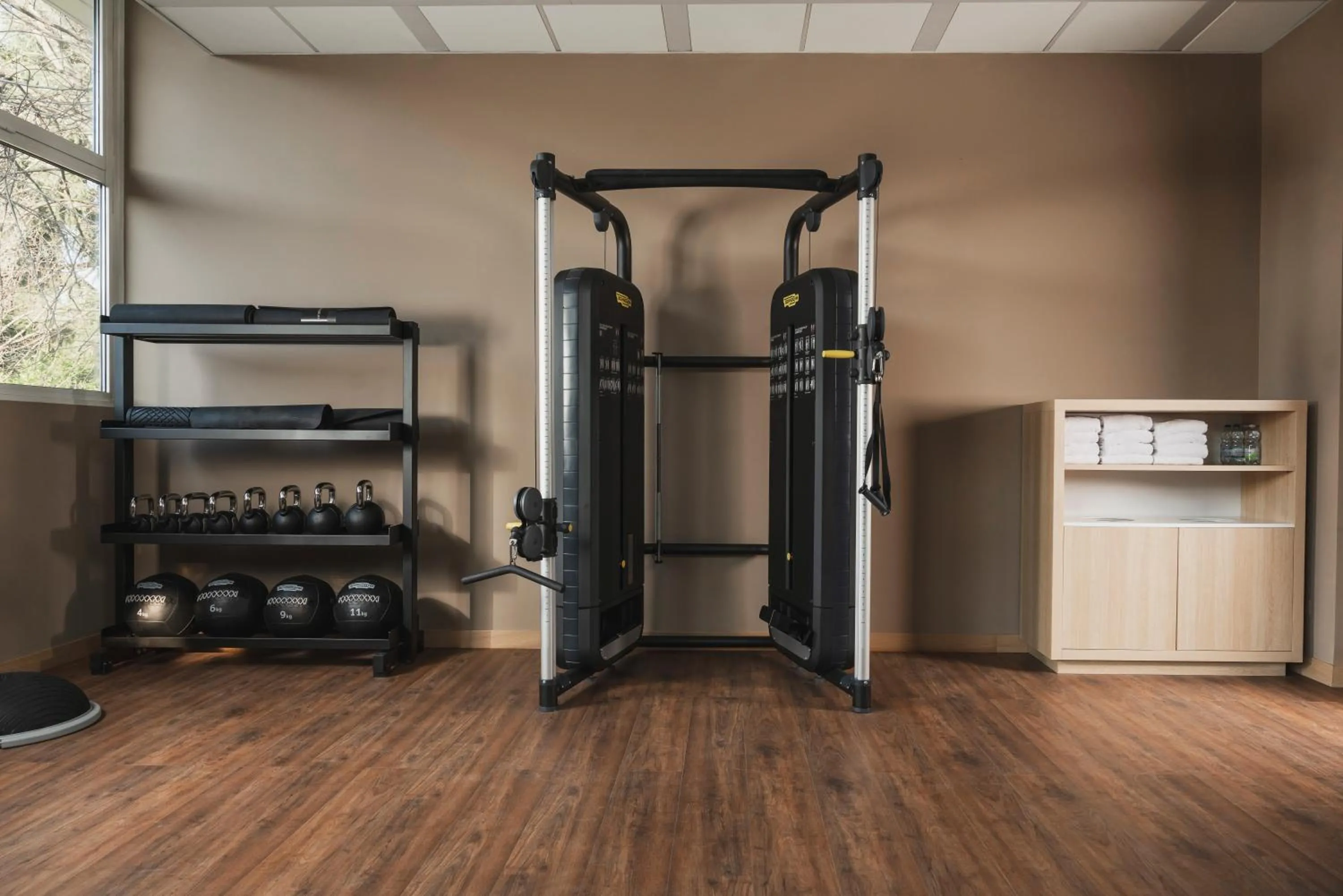 Fitness centre/facilities in Hilton Garden Inn Bologna North