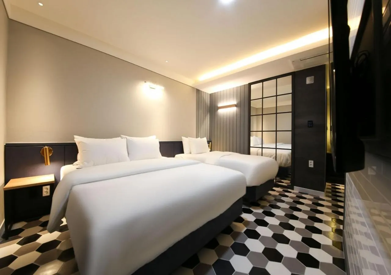 Bed in West In Hotel Yeosu