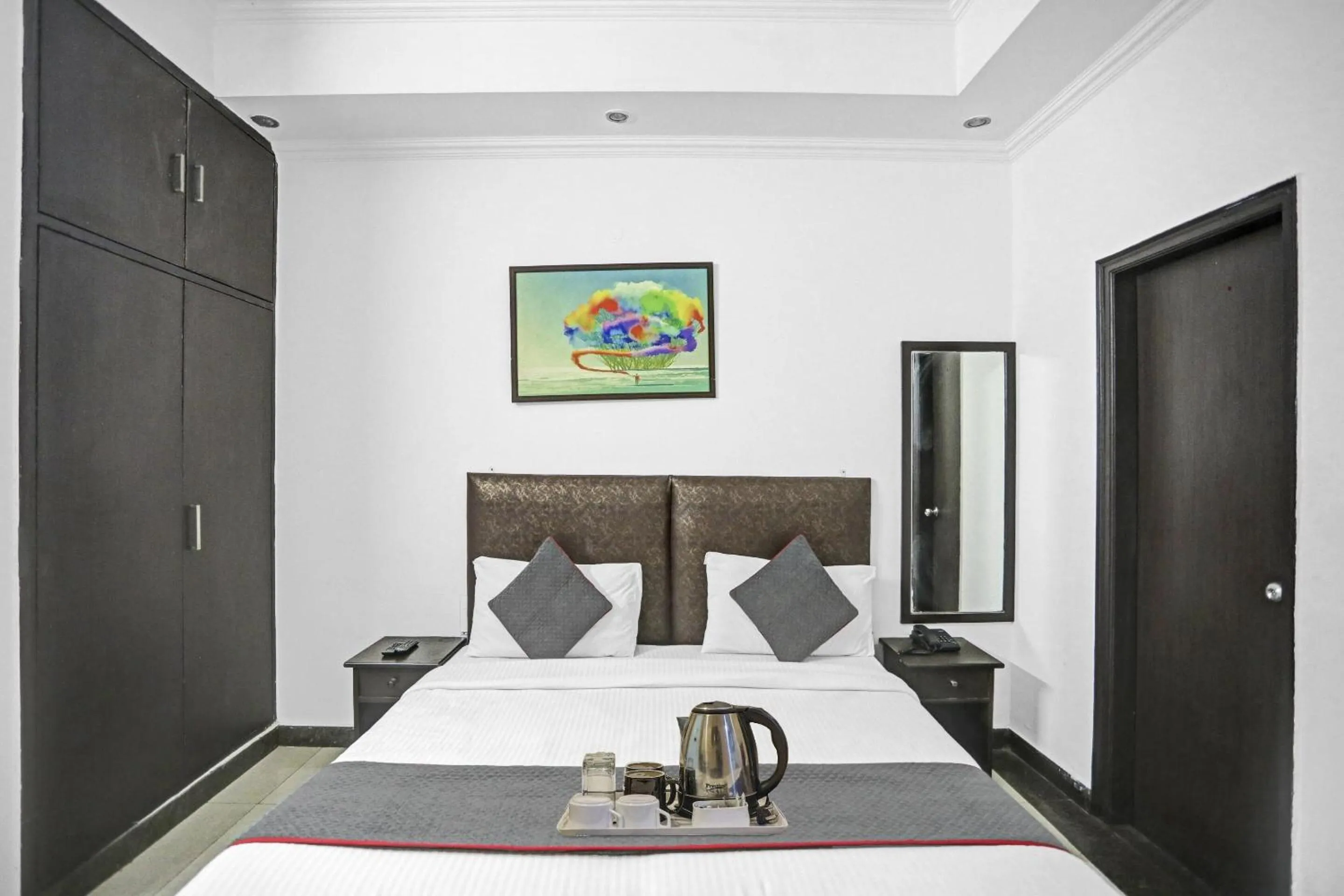 Bedroom, Bed in Townhouse Happy Keys Near Iskcon Temple Noida