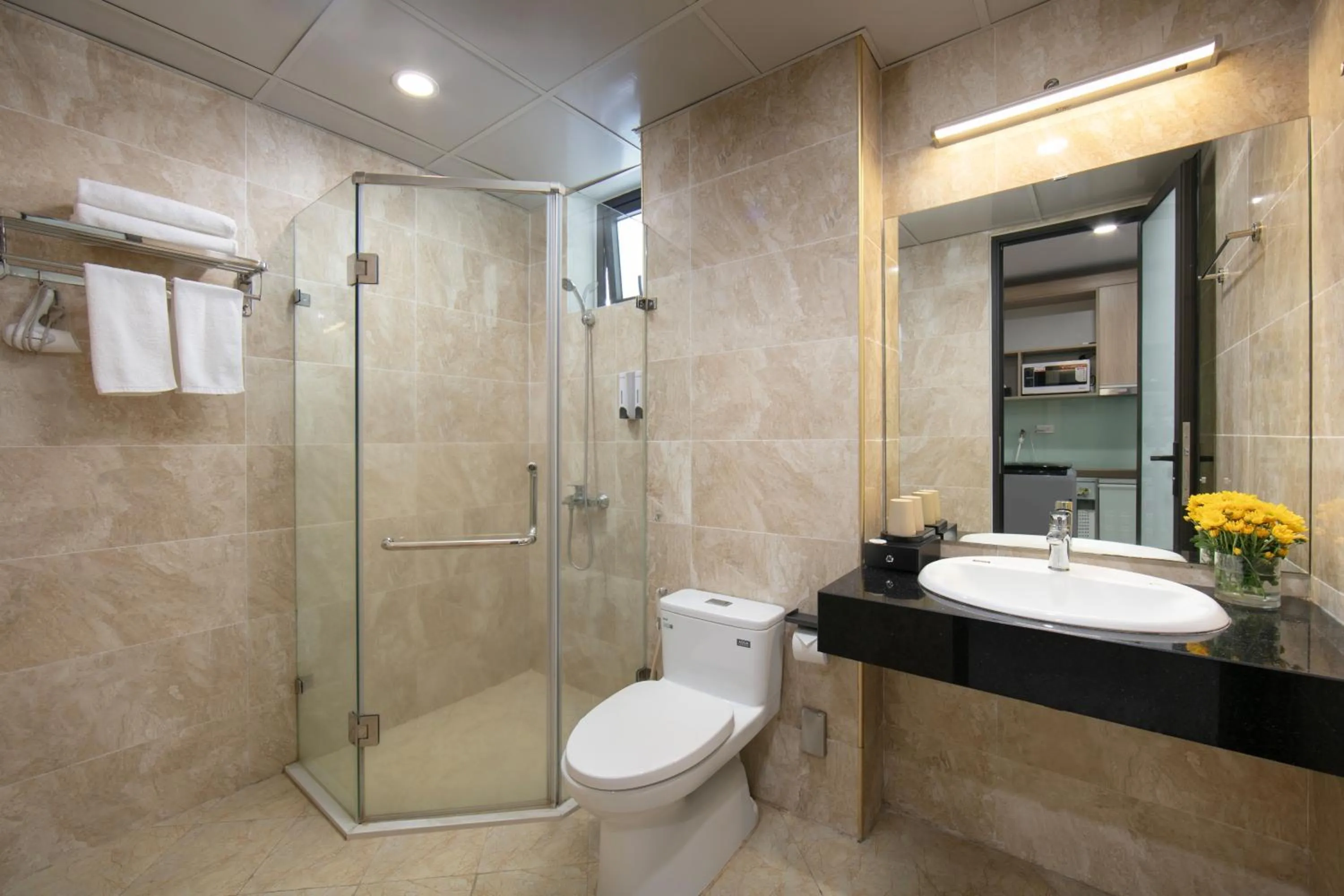 Shower in HB Serviced Apartment - Lạc Long Quân