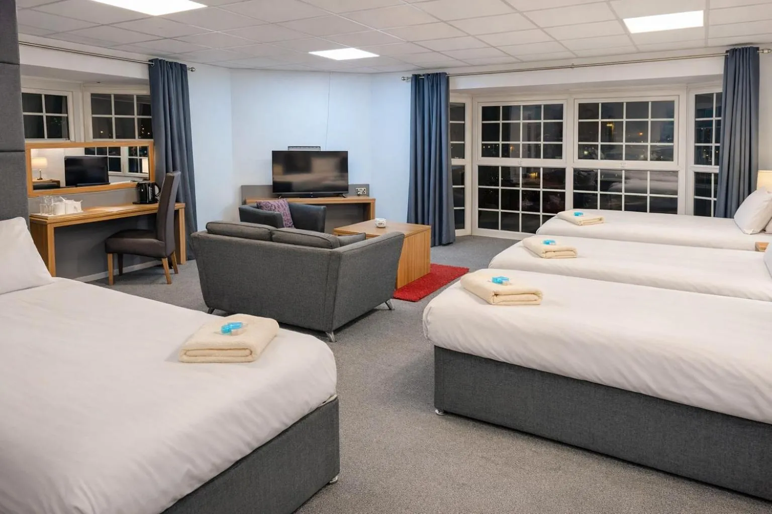 Bedroom, Bed in Hotel Express Newcastle Gateshead