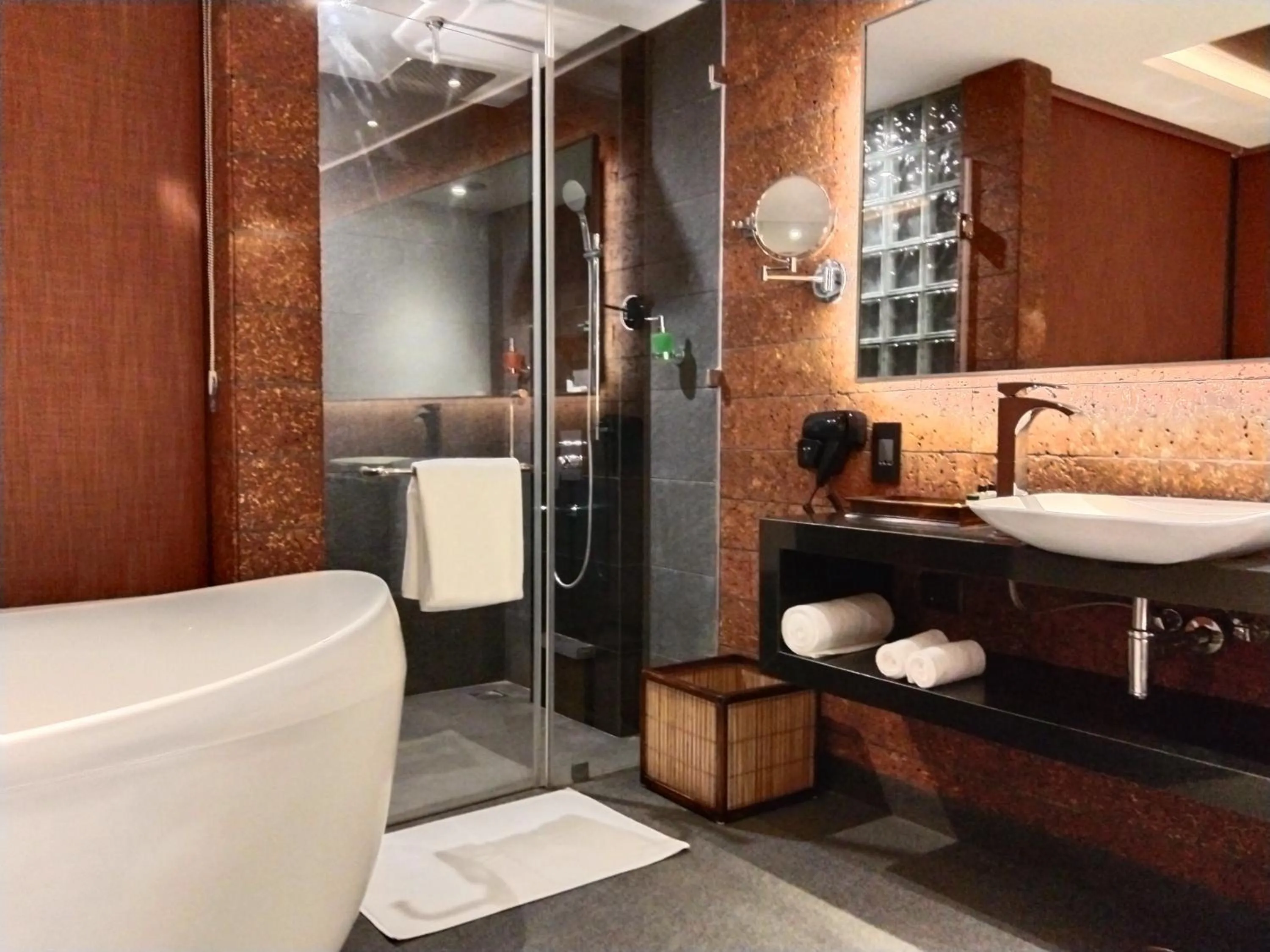 Bathroom in GReaT Trails Wayanad by GRT Hotels