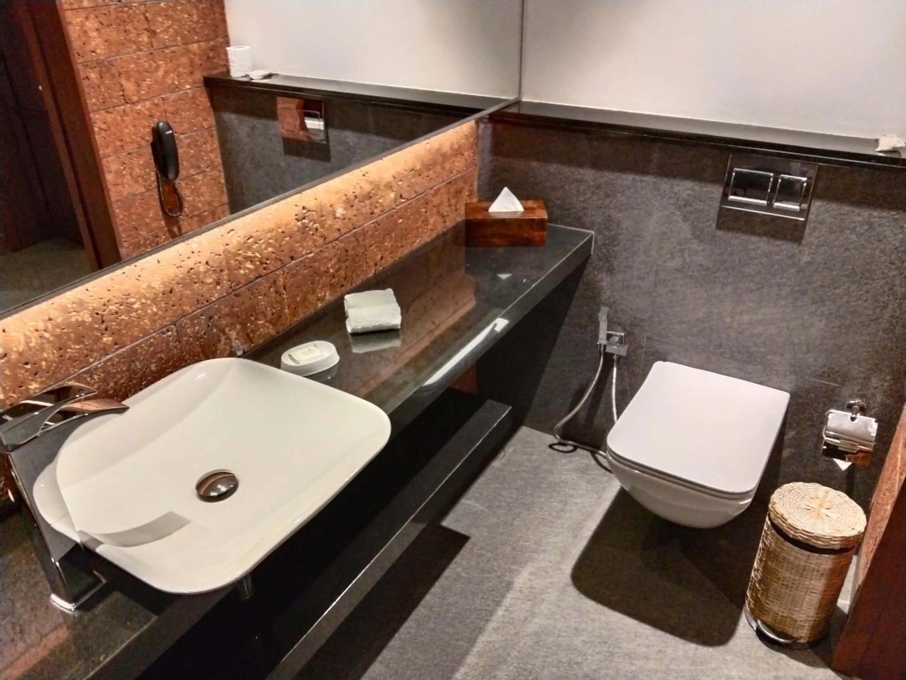 Bathroom in GReaT Trails Wayanad by GRT Hotels