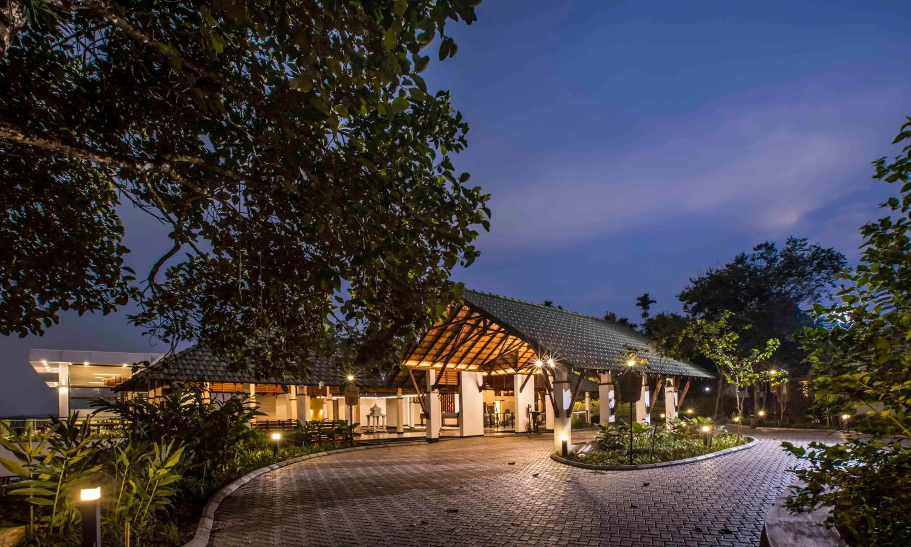 Facade/entrance in GReaT Trails Wayanad by GRT Hotels