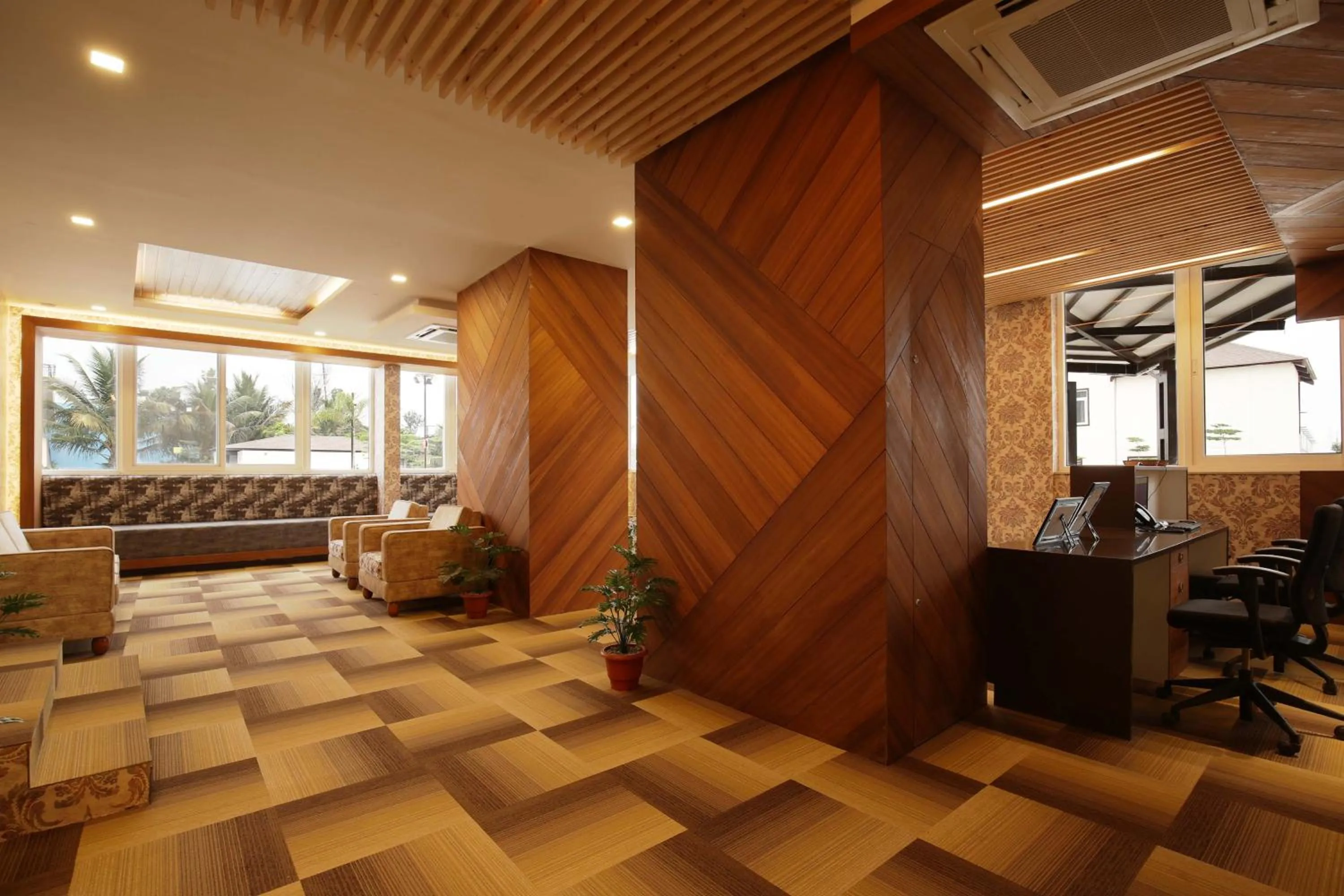 Lobby or reception in Vistar Pavithra Vivaha Convention Hall