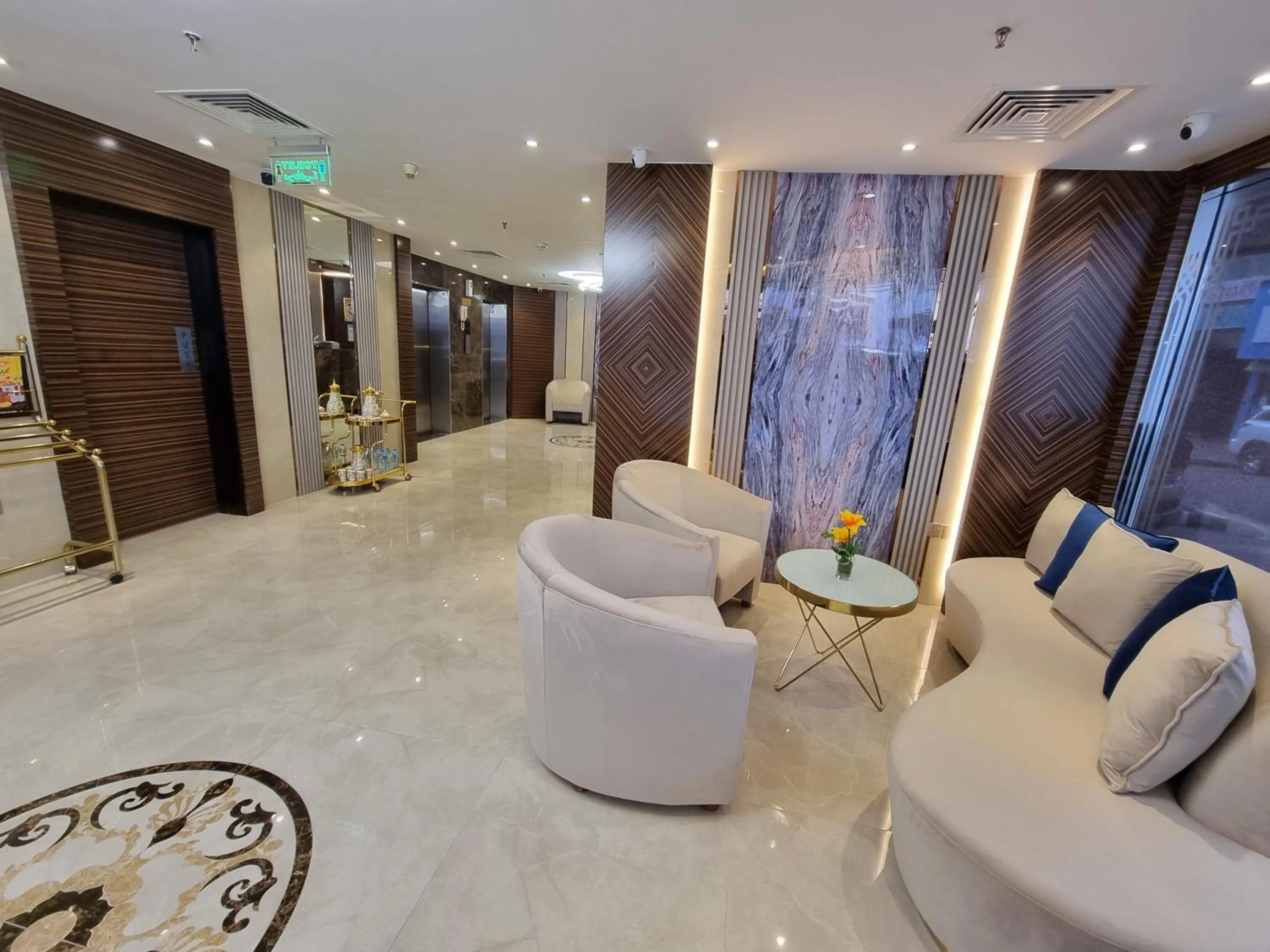 Seating area in Bliss Square Hotel