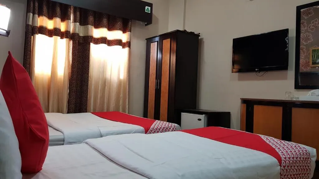 TV and multimedia, Bed in Rahab Hotel