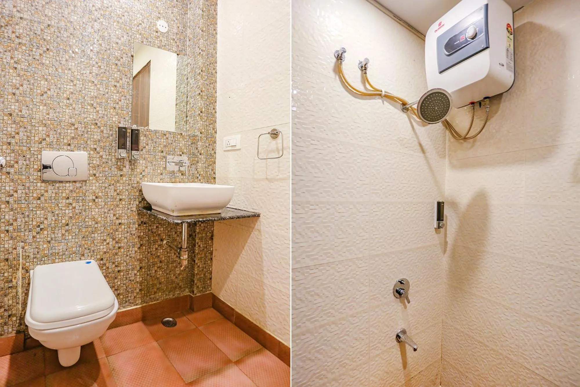 Bathroom in FabExpress Novel Suites - Nr Yashobhoomi Convention Centre