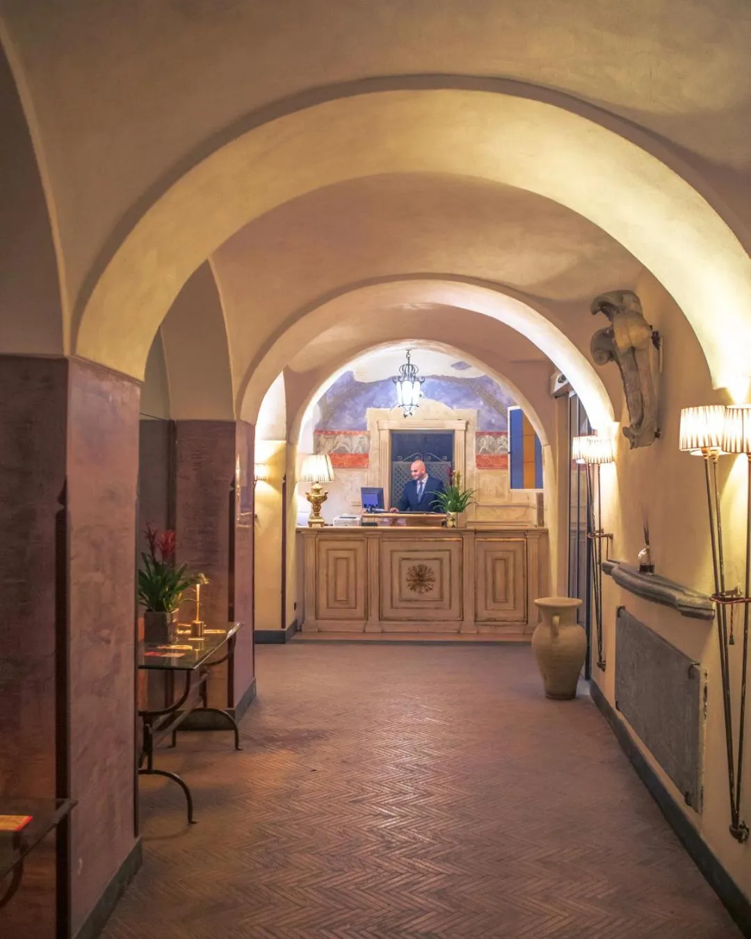 Lobby or reception in San Francesco al Monte