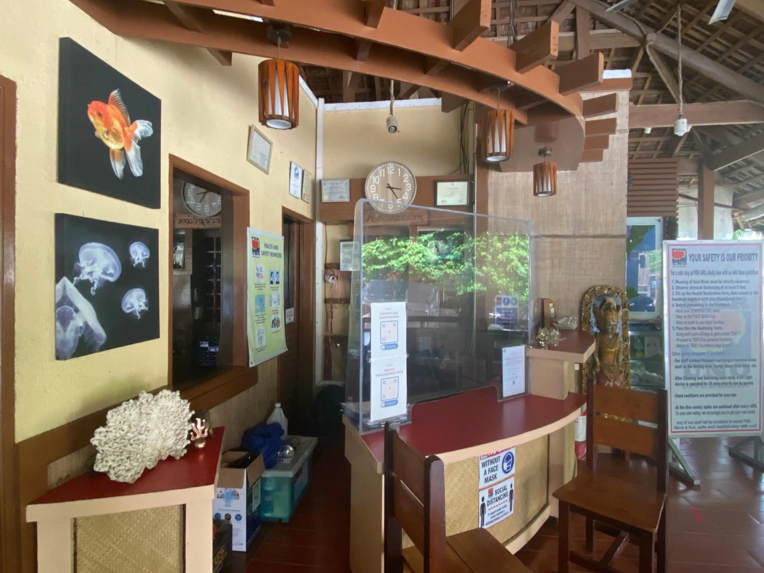 Lobby or reception in Pier Uno Dive Resort powered by Cocotel