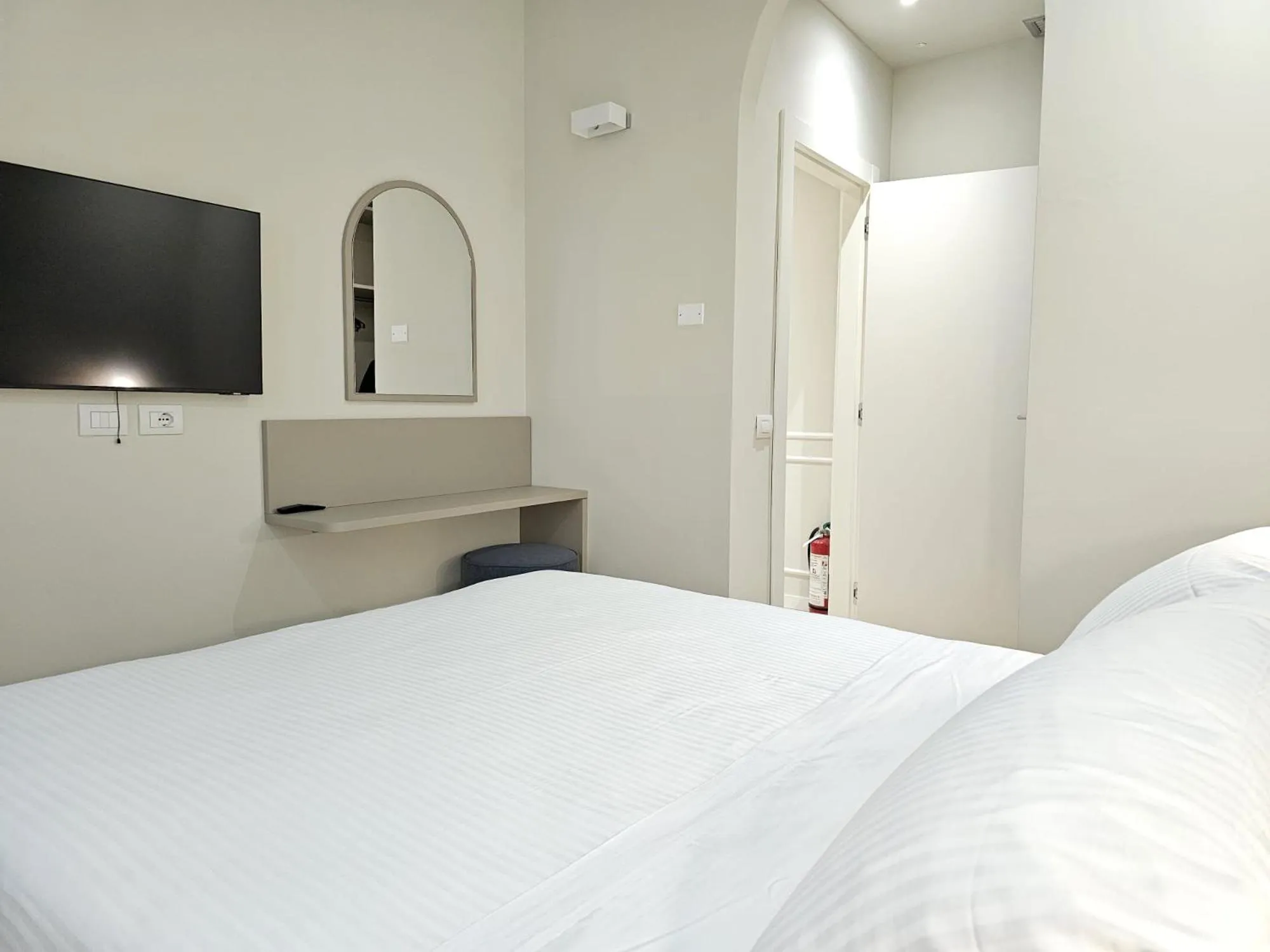 Bed in Andreola Central Hotel