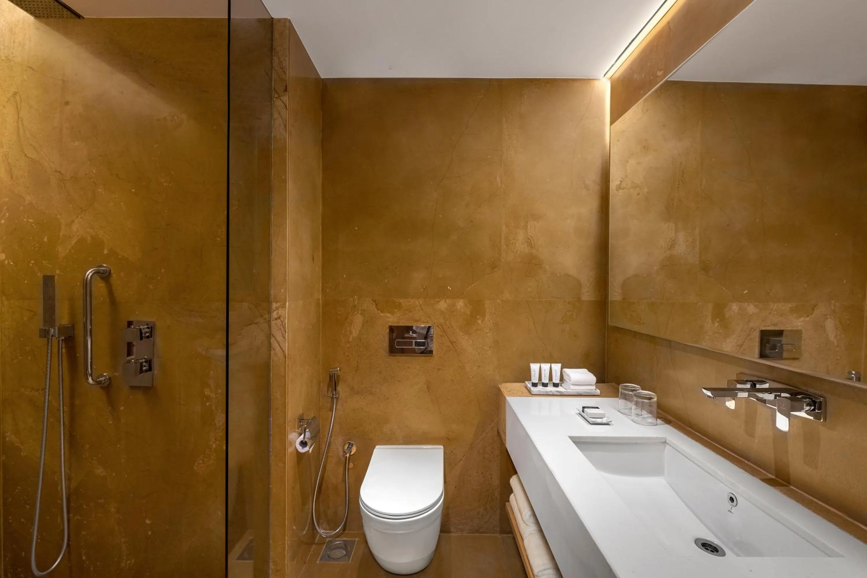 Bathroom in Time Square Resort & Spa Bhuj