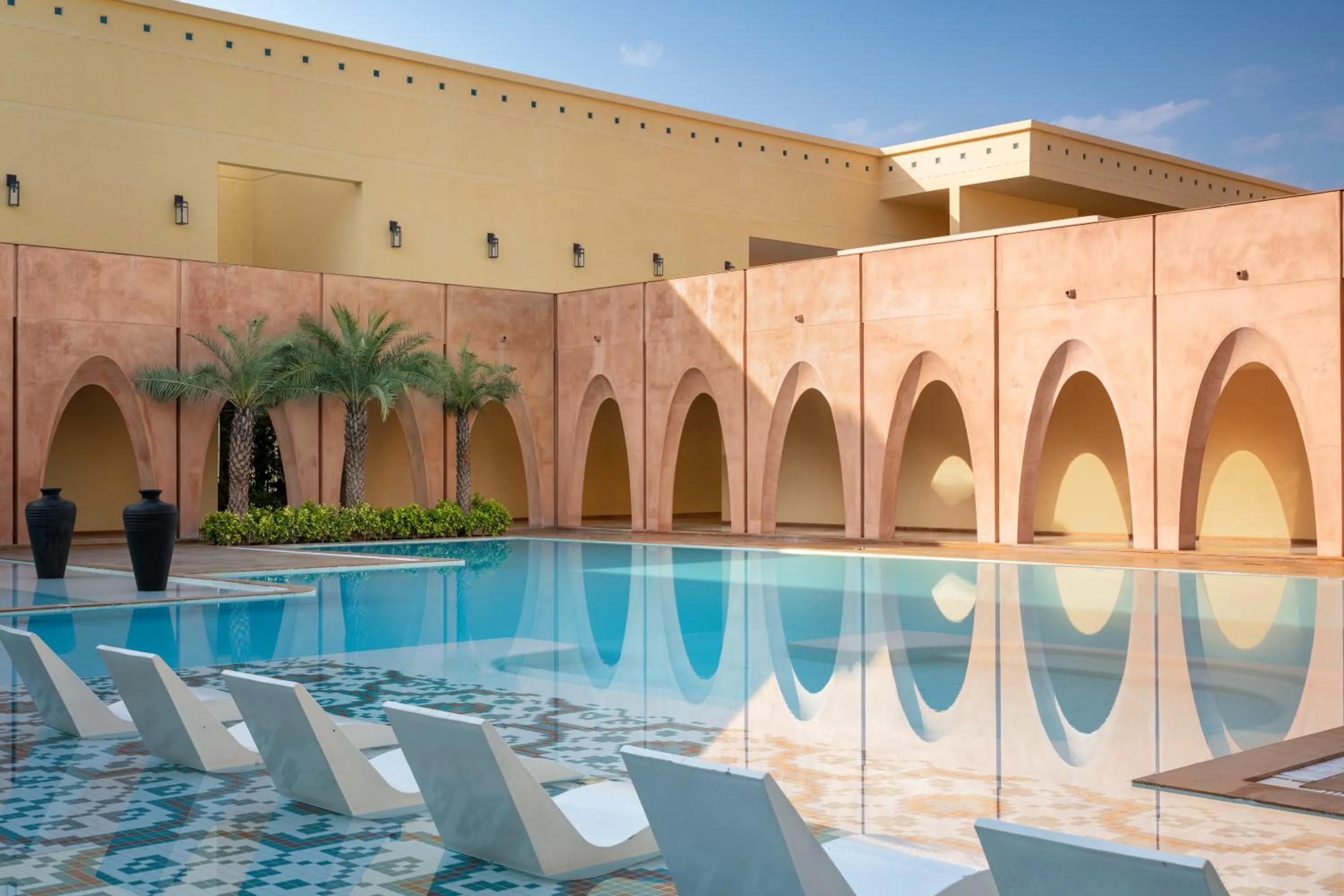 Swimming pool in Time Square Resort & Spa Bhuj