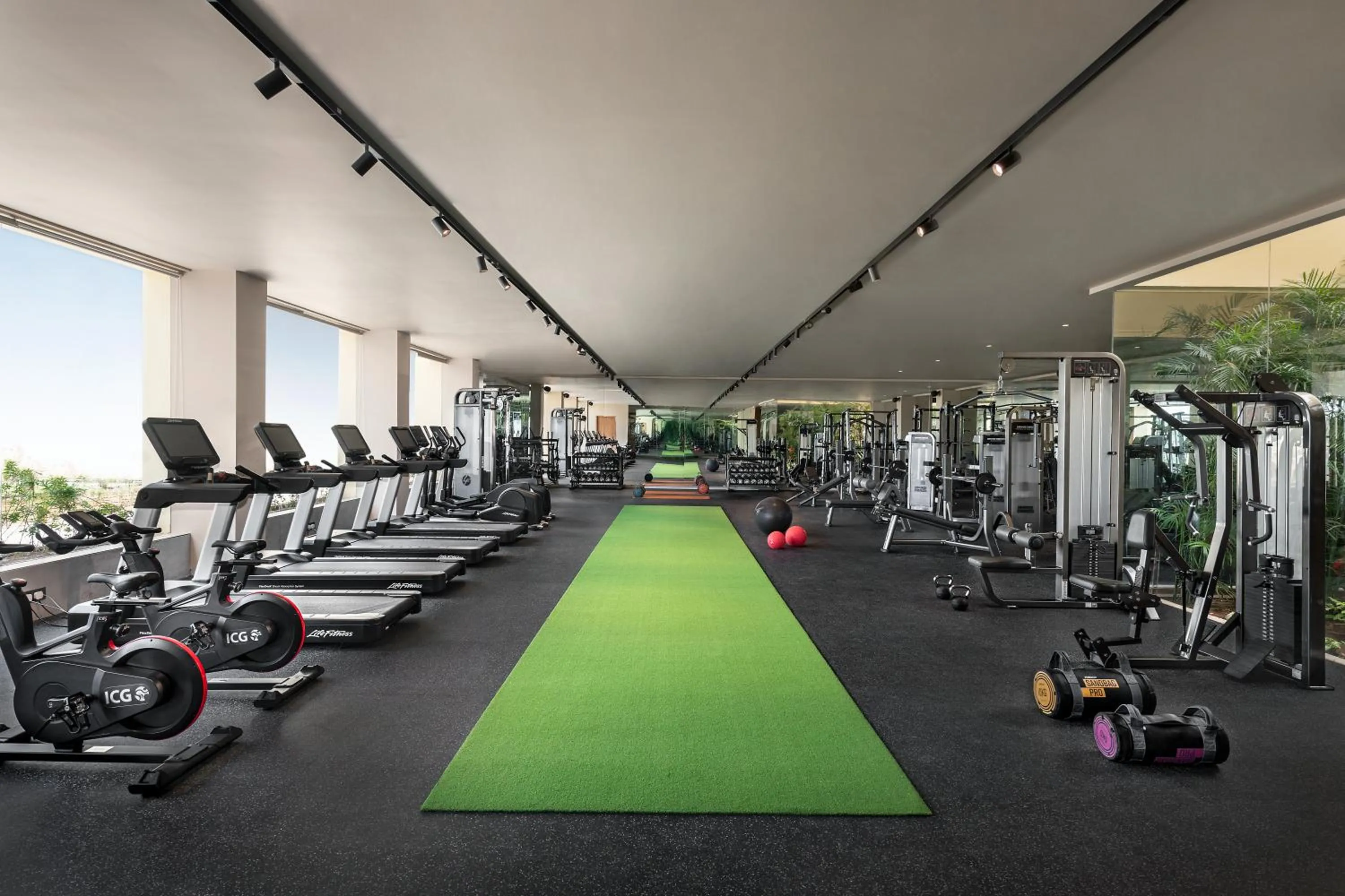 Fitness centre/facilities in Time Square Resort & Spa Bhuj