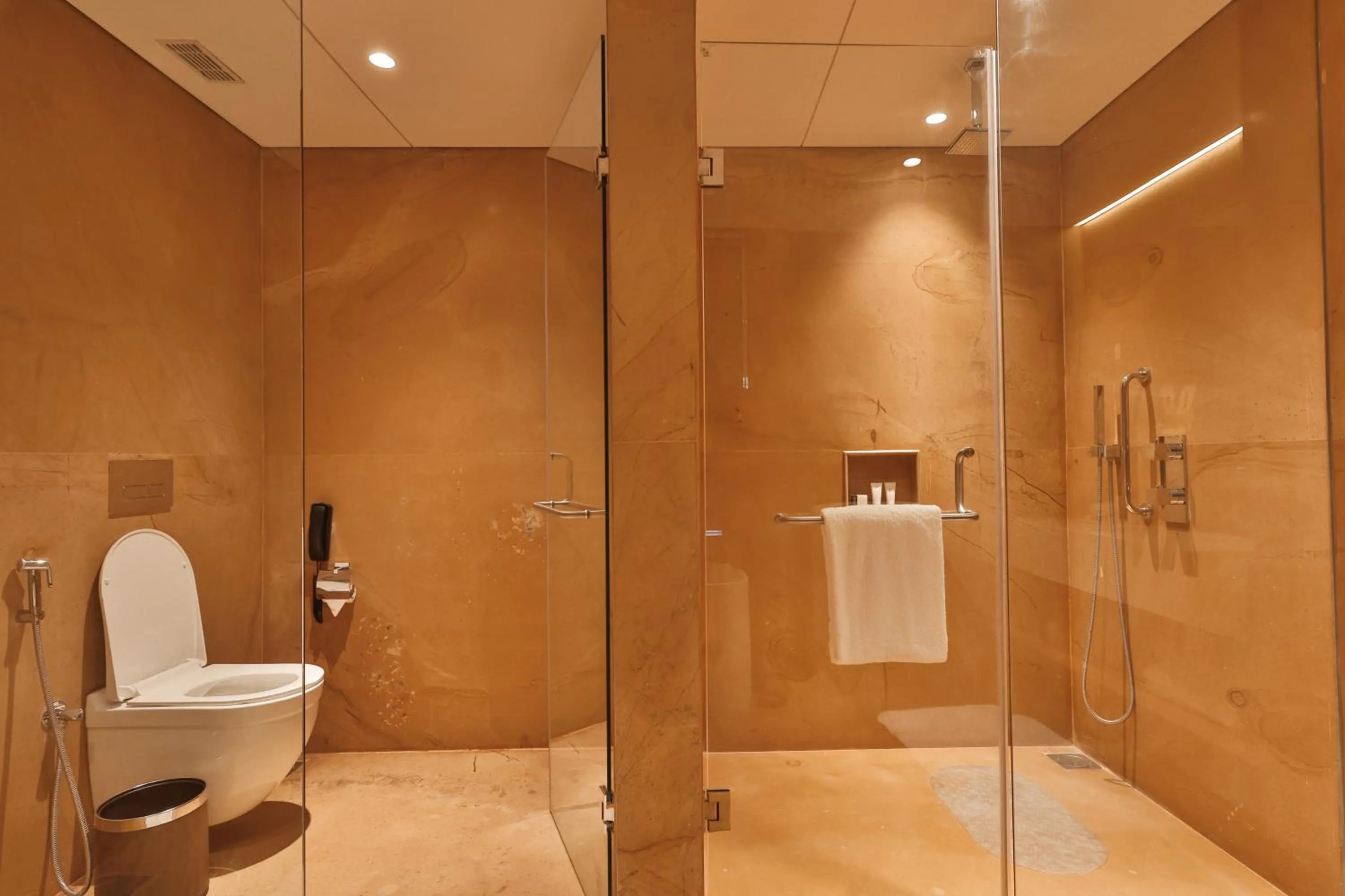 Bathroom in Time Square Resort & Spa Bhuj