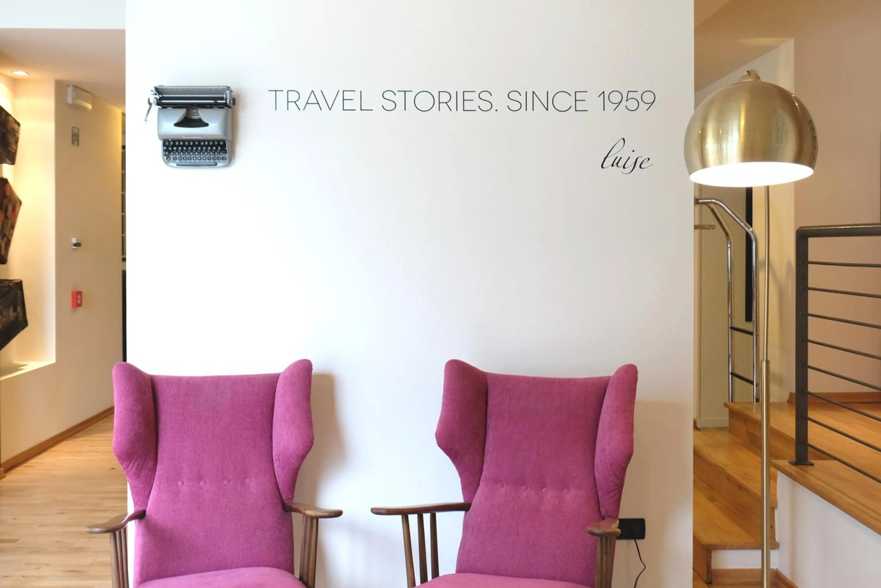 Lobby or reception in Hotel Luise