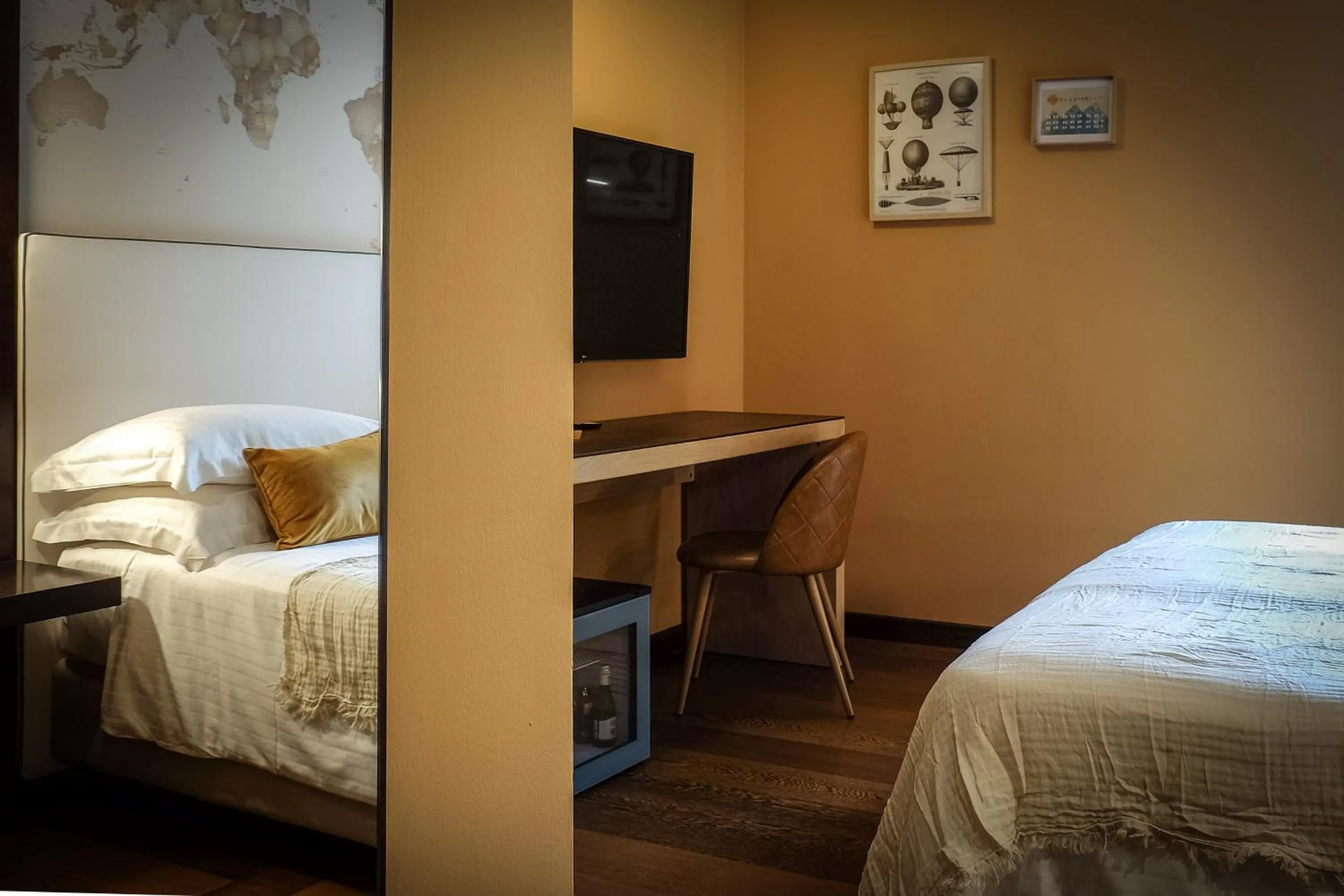 Bedroom, Bed in Hotel Luise