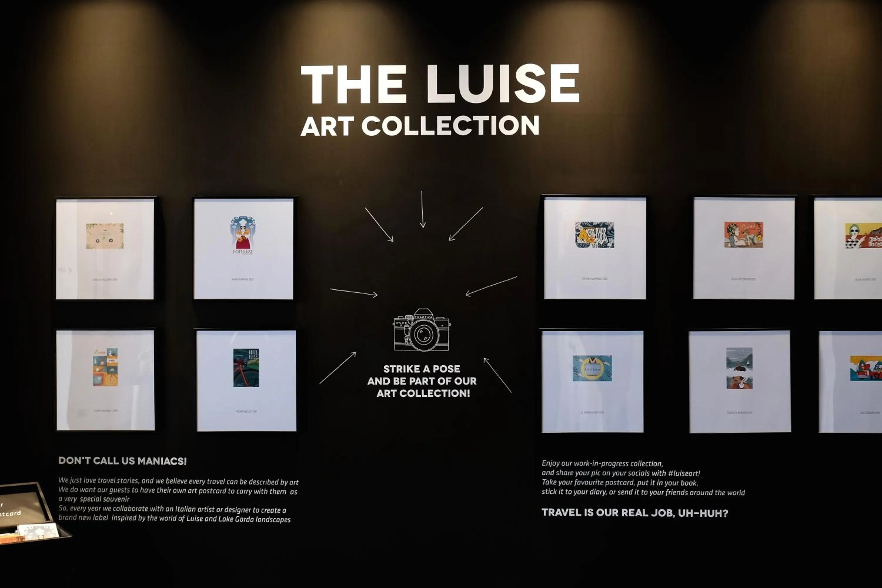 Lobby or reception in Hotel Luise