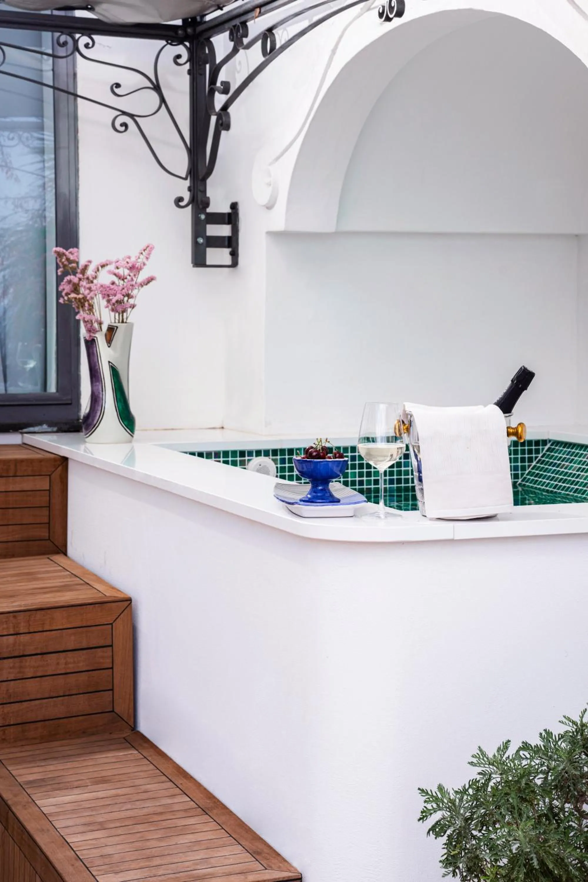 Decorative detail in Hotel Punta Regina