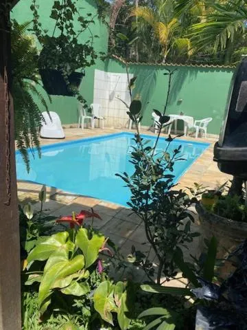 Pousada Casa de mãe aconchegante com piscina próximo à praia