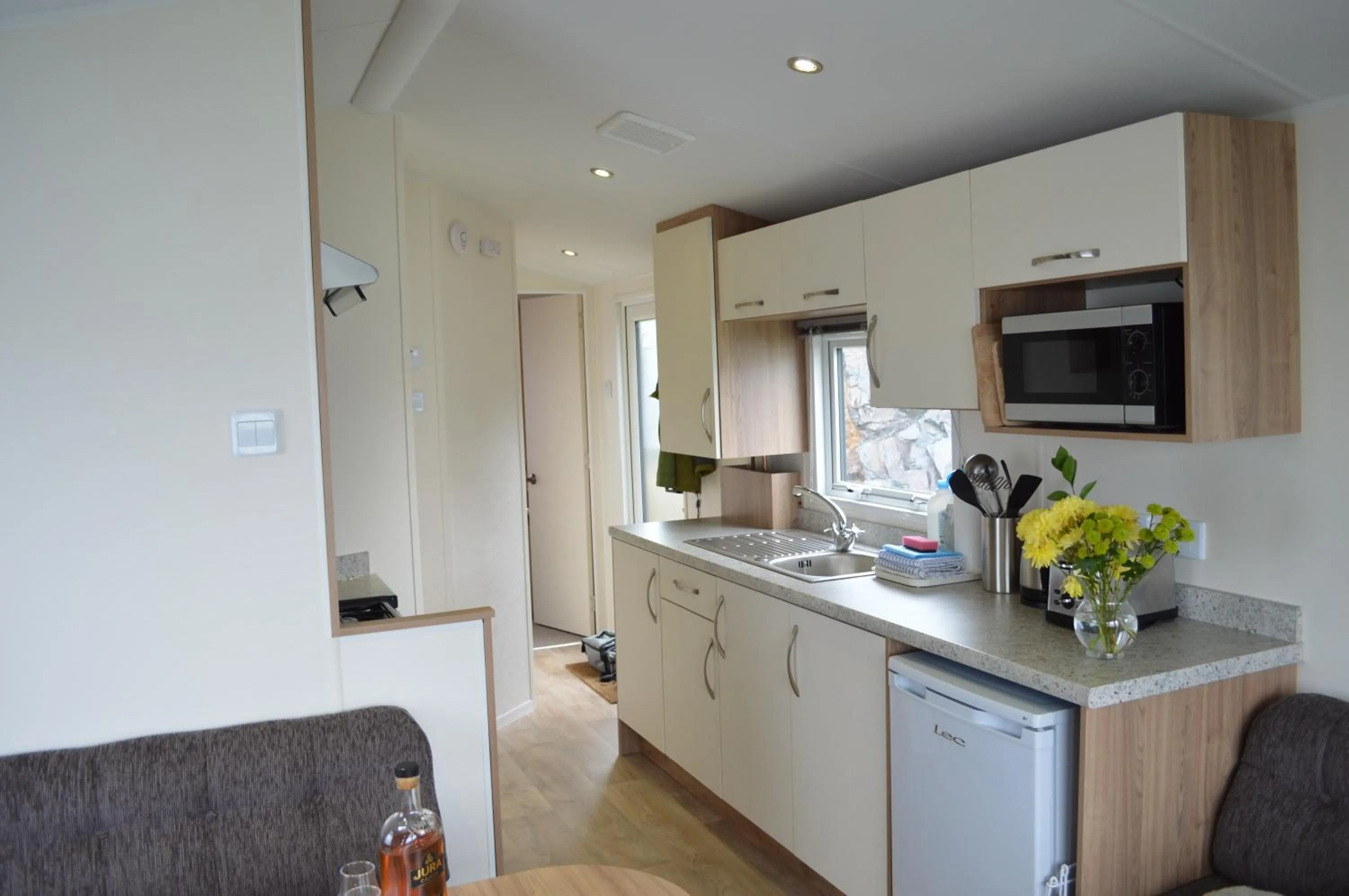 Living room in Sunnybrae, Isle of Luing