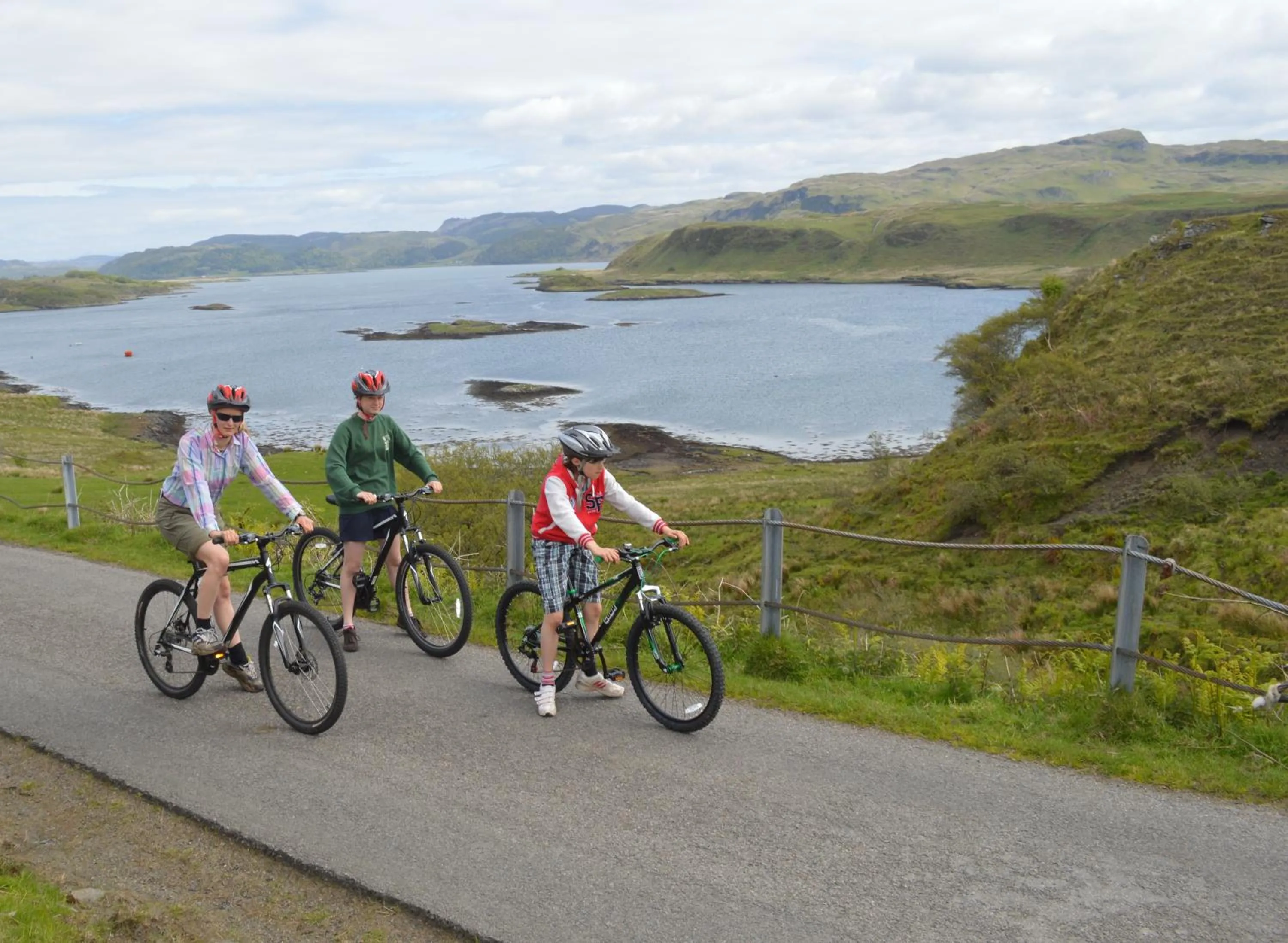 Cycling in Sunnybrae, Isle of Luing