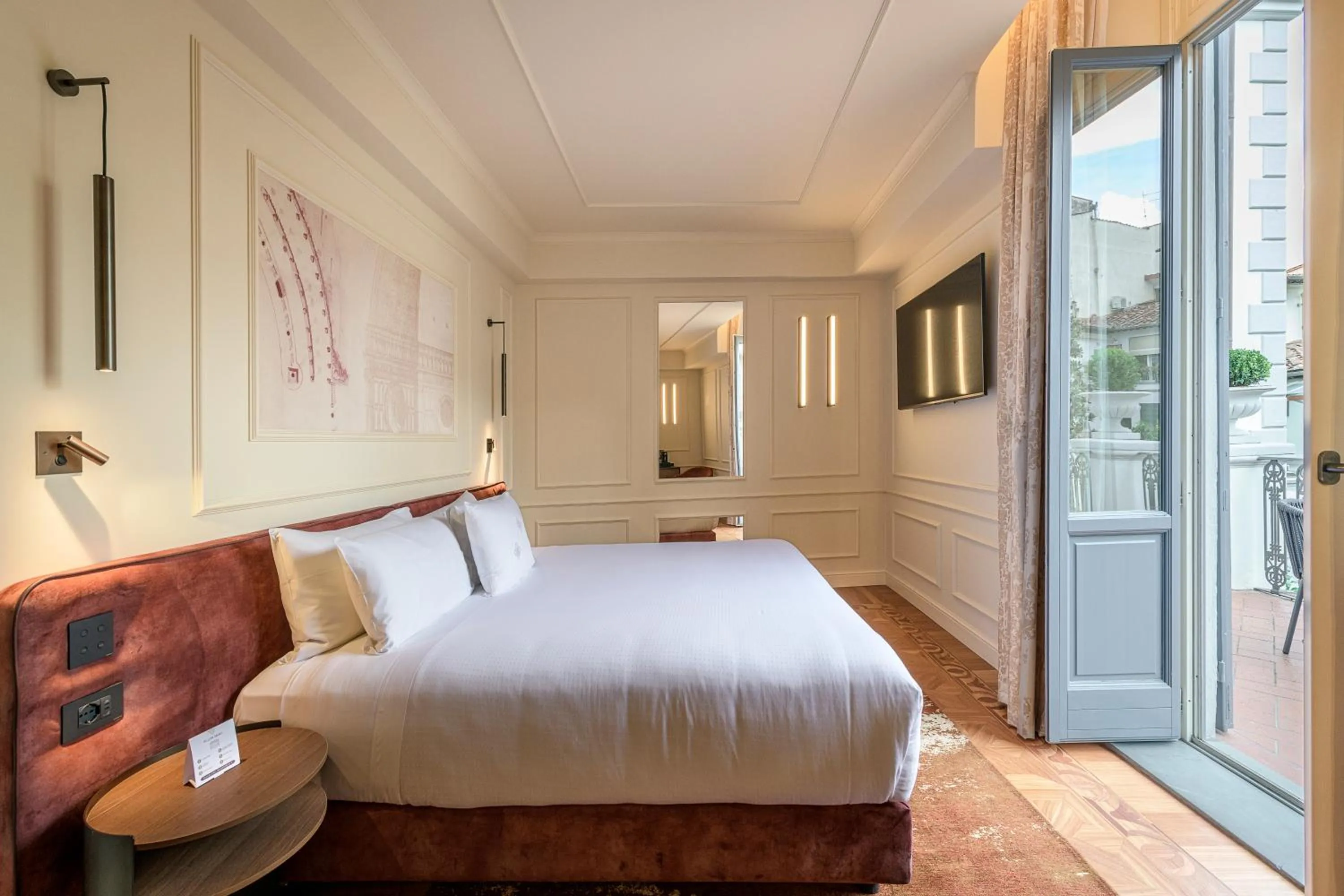 Bedroom, Bed in Palazzo Montebello