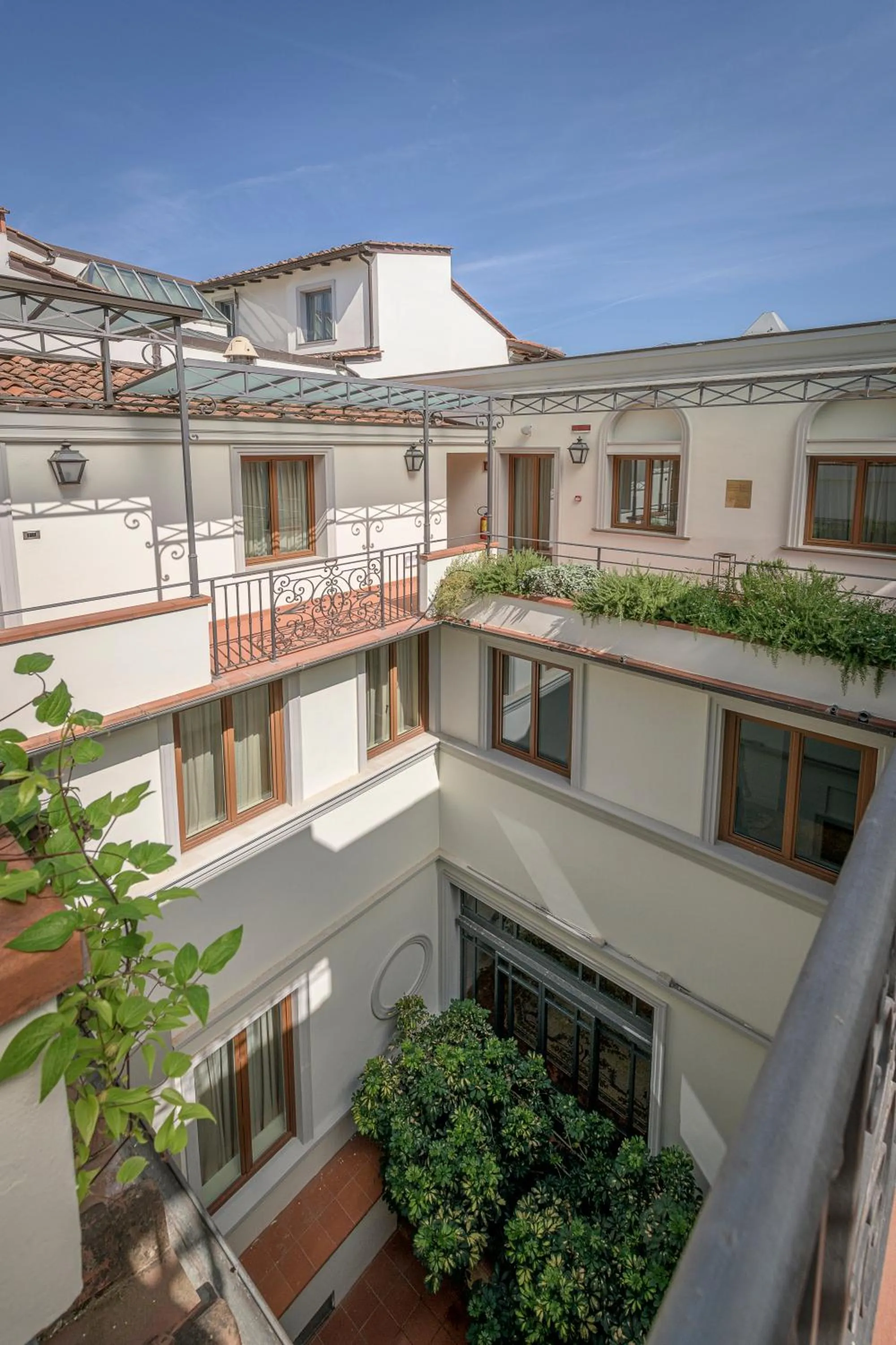 Patio in Palazzo Montebello