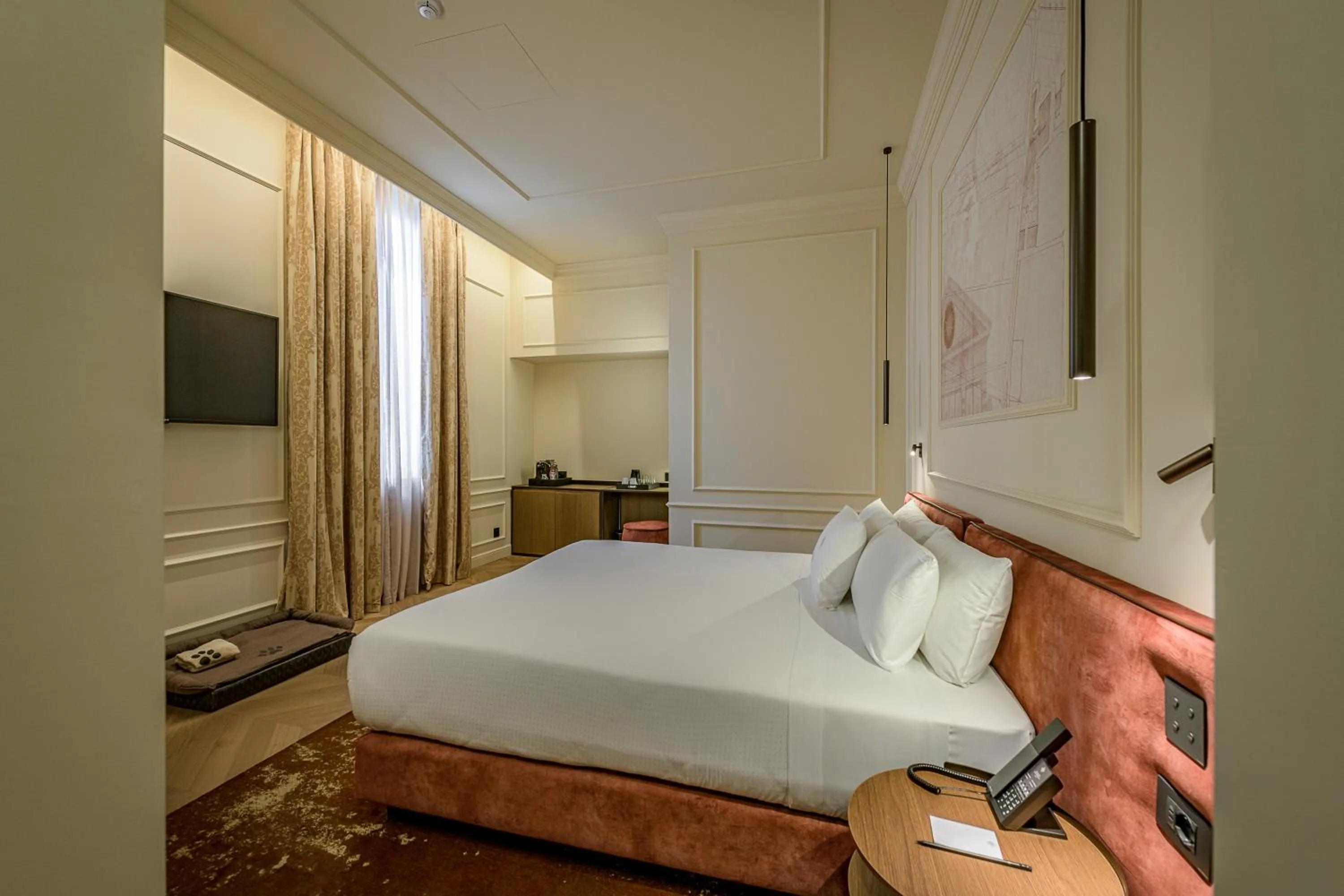 Bedroom, Bed in Palazzo Montebello