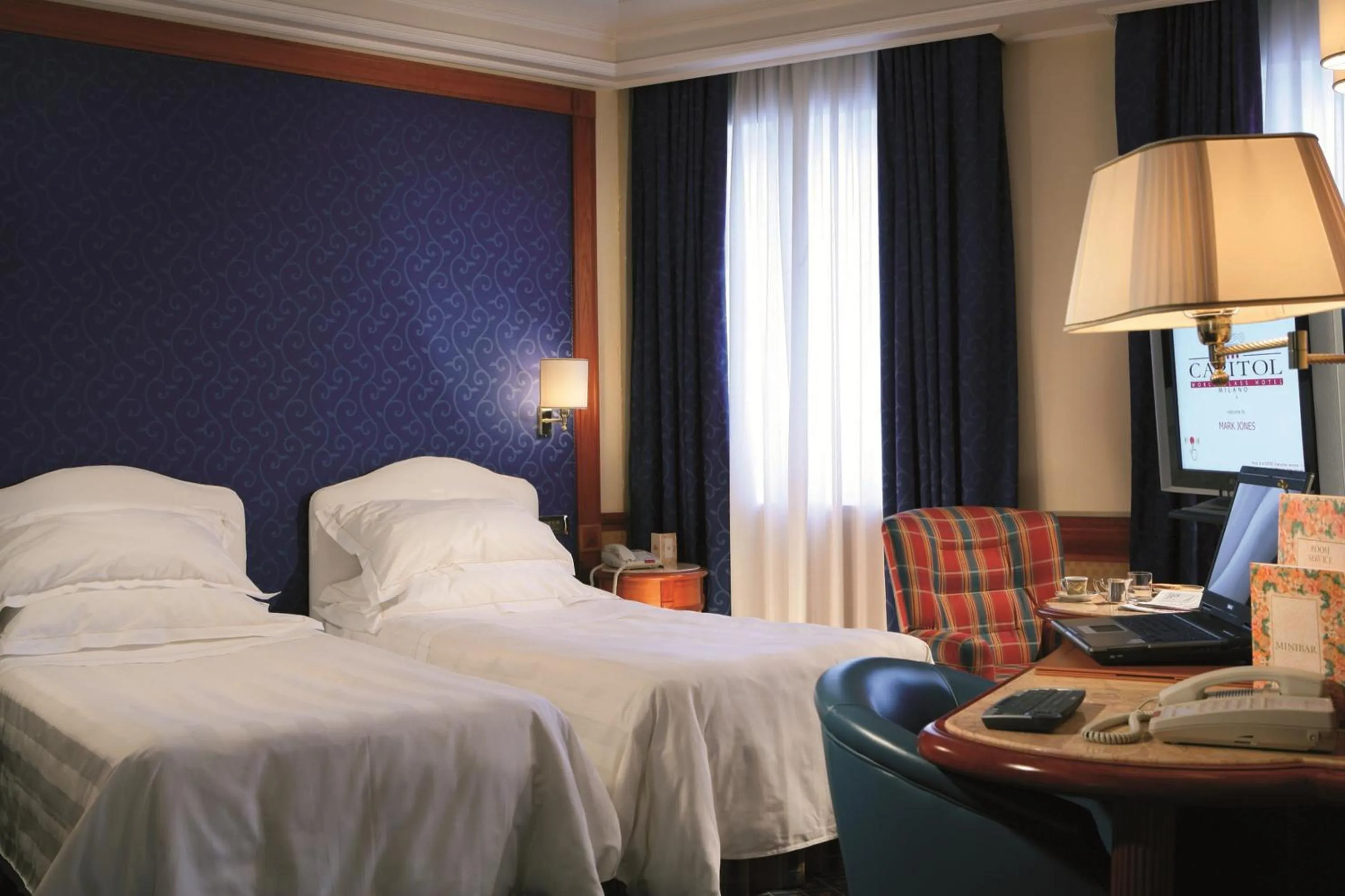 Bed in Hotel Capitol Milano